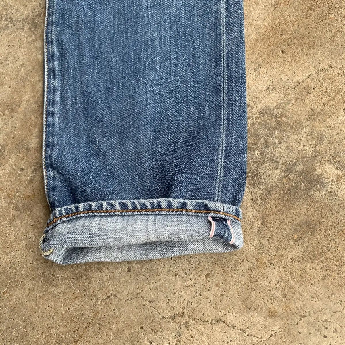 Kaihara Denim 💥 REDLINE JAPANESE VINTAGE 30x31 Blue Wash Jeans Pants Size US 30 / EU 46 - 4 Thumbnail
