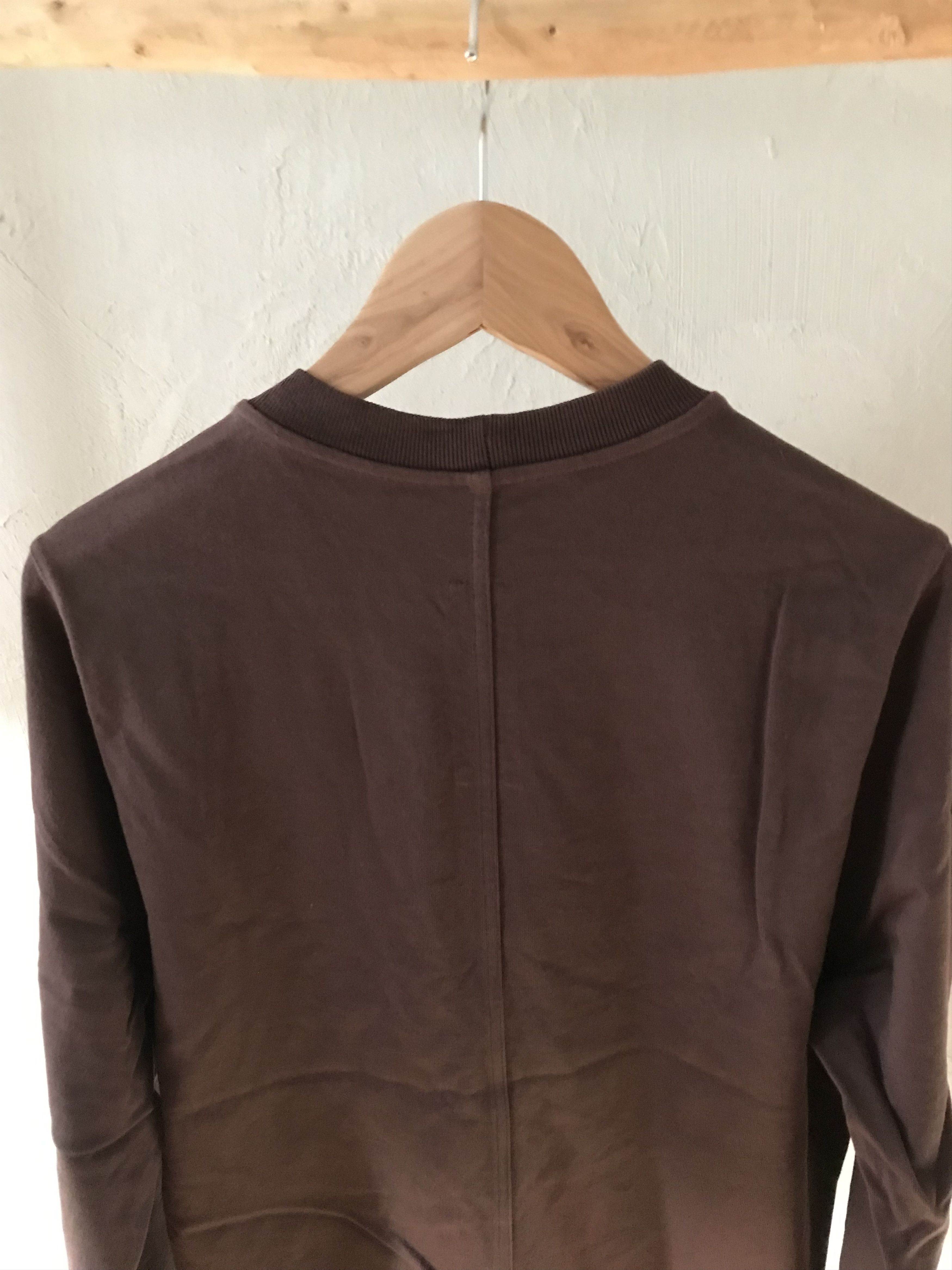 Rick Owens FW16 Rick Owens "Mastodon" jumbo sweatshirt, "macassar" Size US S / EU 44-46 / 1 - 8 Thumbnail