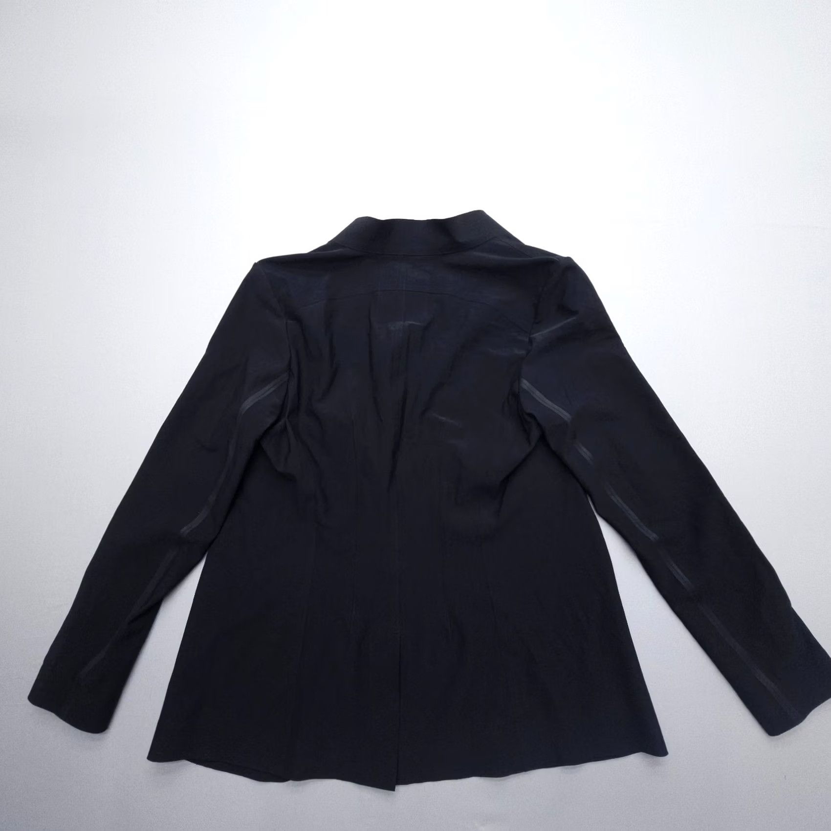 Athleta Athleta Black Stellar Blazer Jacket Open Front Notch Collar Zip Pockets Size M Women Jacket Blazer Fall Spring Summer Winter Size M / US 6-8 / IT 42-44 - 2 Thumbnail