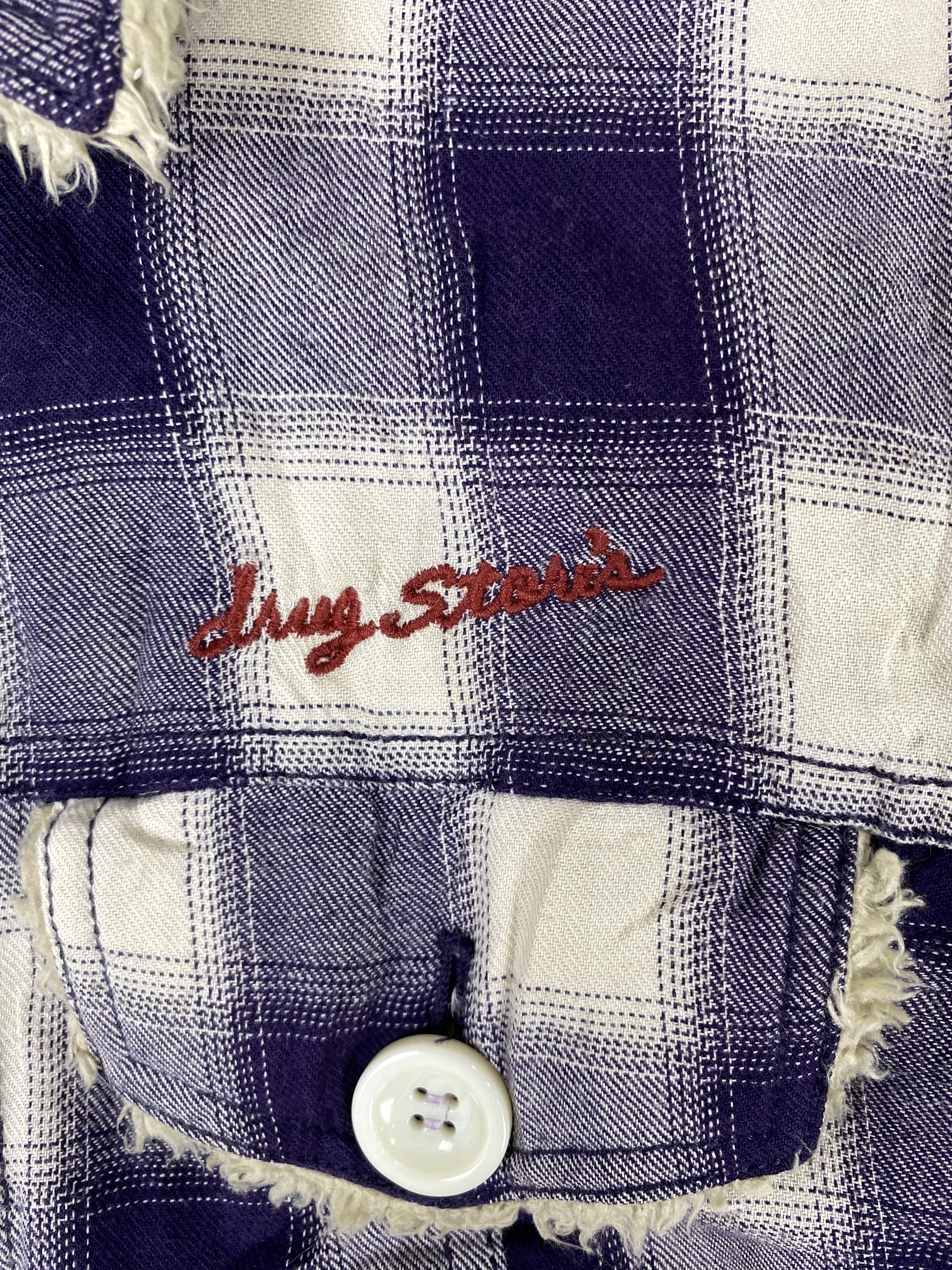 Japanese Brand Vintage Drug Store's Flannel Sherpa Lining Jacket J1980 Size US XS / EU 42 / 0 - 3 Thumbnail