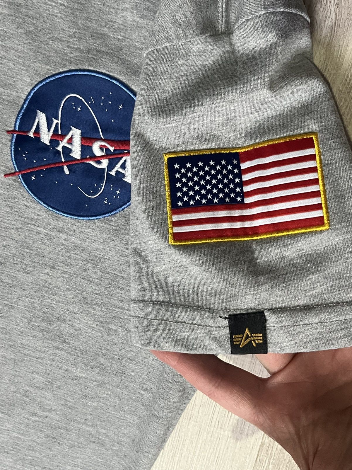 Alpha Industries × Vintage Rare Shirt Alpha Industries NASA 100th Space Shuttle mission Size US S / EU 44-46 / 1 - 2 Thumbnail