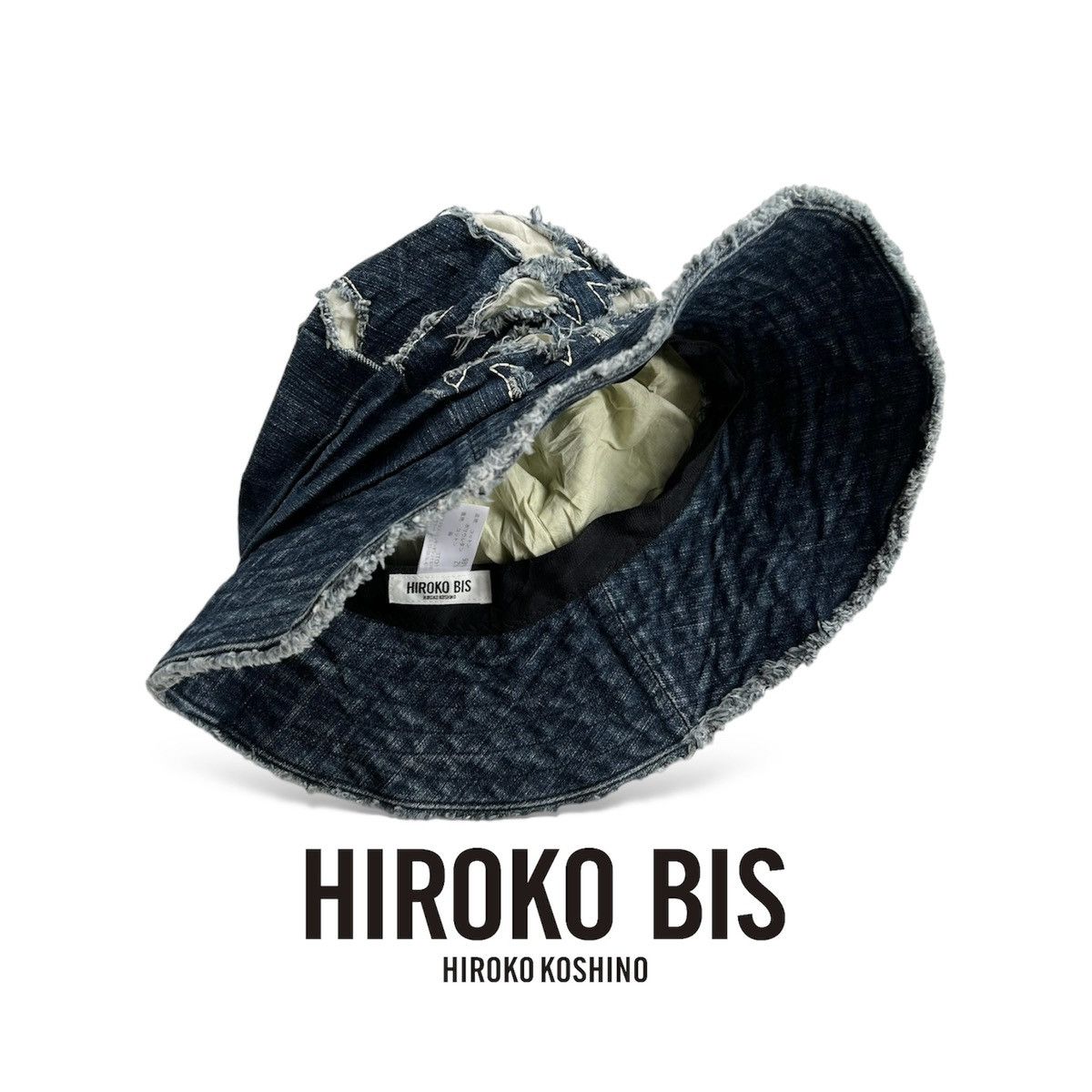 Hiroko Koshino Homme × Japanese Brand HIROKO KOSHINO PATCHWORK BUCKET HATS Size ONE SIZE - 11 Thumbnail