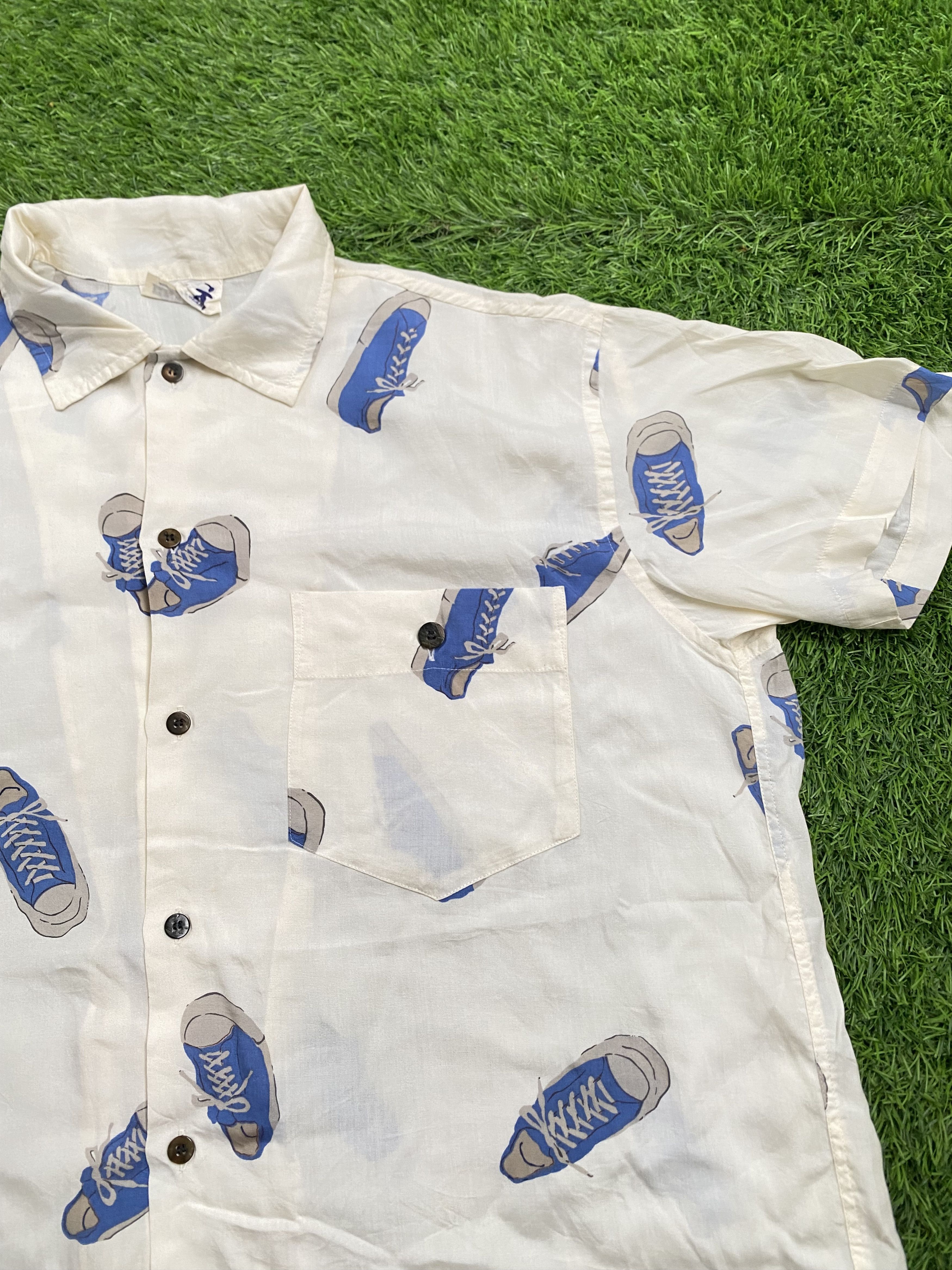 Hai Sporting Gear × Issey Miyake Vintage 90s Hai Sporting Gear by Issey Miyake Shoes Print Size US L / EU 52-54 / 3 - 2 Thumbnail