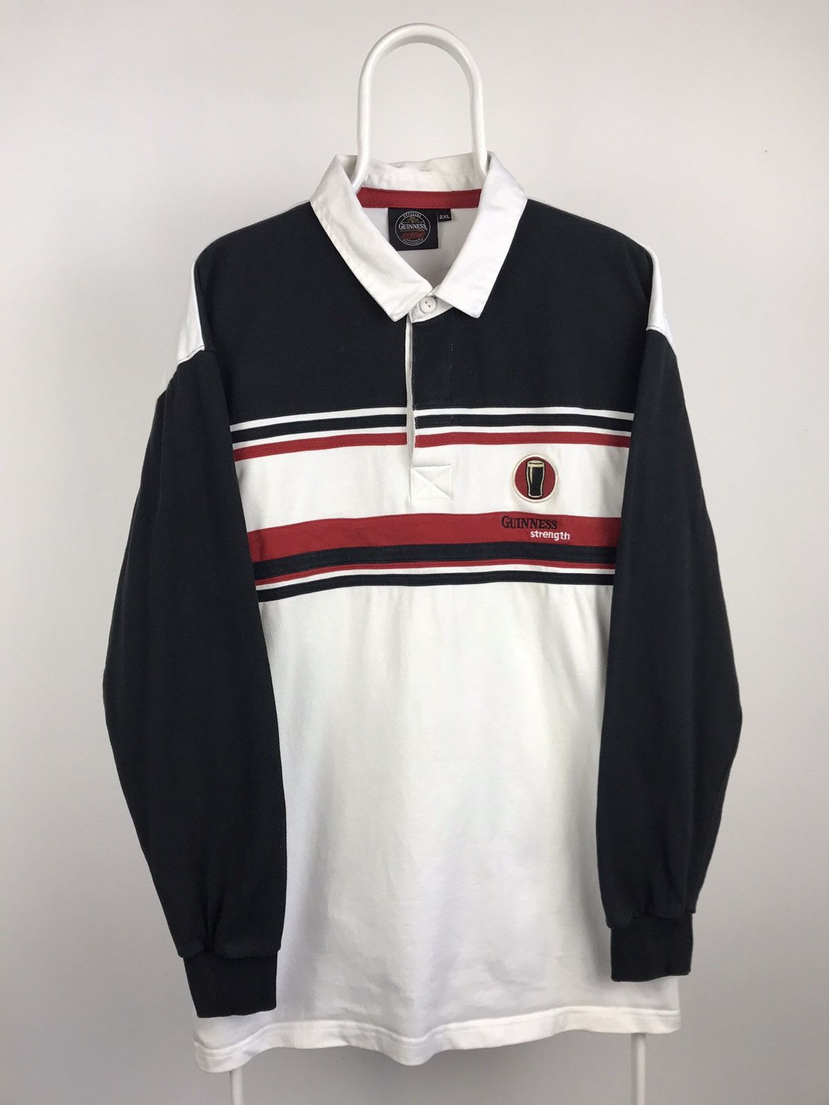 Vintage Vintage Guinness Rugby Longsleeve Shirt Size US XXL / EU 58 / 5 - 1 Thumbnail
