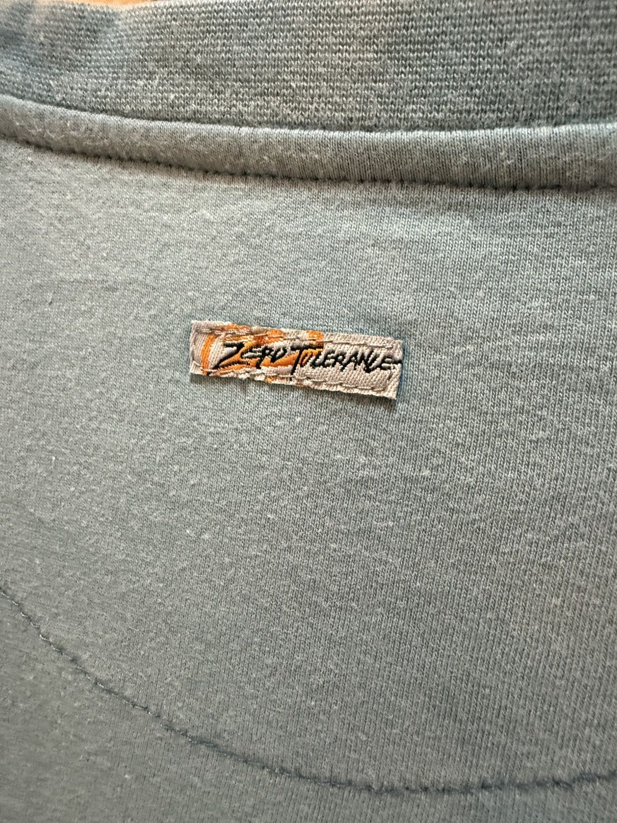 Hysteric Glamour × Japanese Brand 2000s Zero Tolerance Japan Poems And Face Sun Faded LS Tees Size US M / EU 48-50 / 2 - 16 Thumbnail