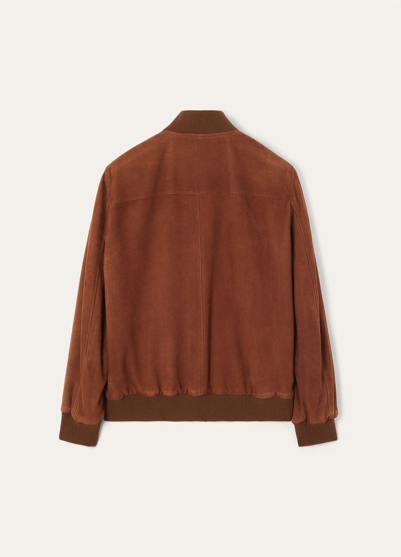 Loro Piana o1w1db10226 FAP4470 Ivy Bomber Jacket in Brown Size US XL / EU 56 / 4 - 6 Thumbnail