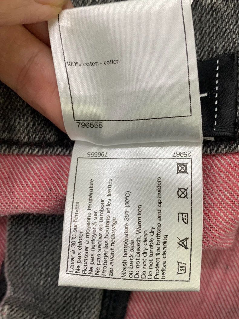 Chanel Chanel 11P gray pink denim skirt hole tassel skirt Size 25" / US 0 / IT 36 - 5 Thumbnail