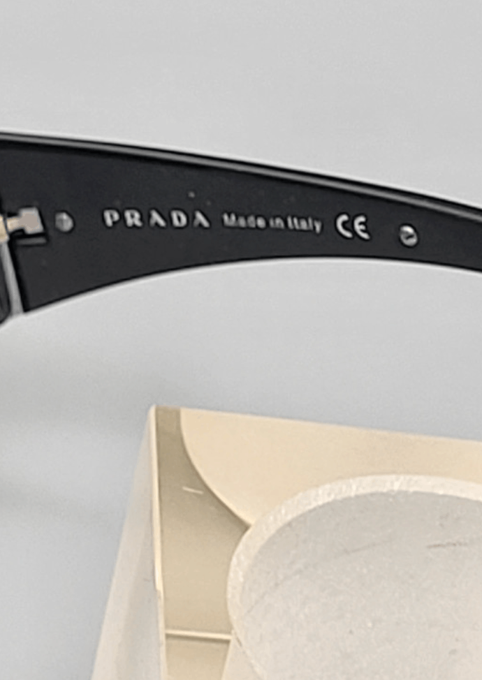 Prada × Vintage PRADA Sunglasses Rimless Sport Metal Frame Shield Wrap Size ONE SIZE - 6 Thumbnail