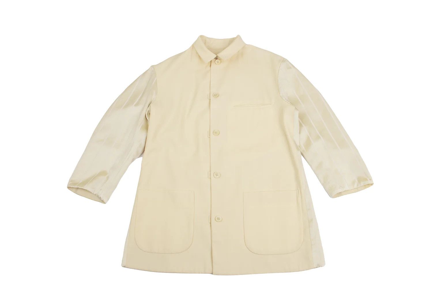 Yohji Yamamoto Yohji Yamamoto Reversible Wool Gabardine Jacket Size US S / EU 44-46 / 1 - 15 Thumbnail