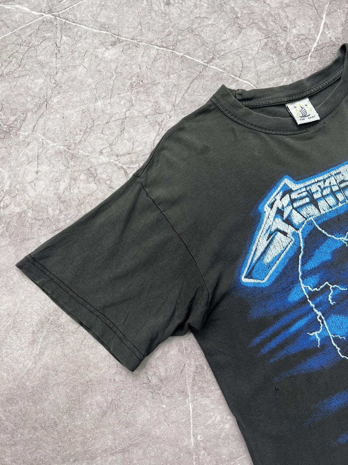 Metallica × Vintage Metallica Ride The Lightning band t-shirts size M sun faded Size US M / EU 48-50 / 2 - 3 Thumbnail