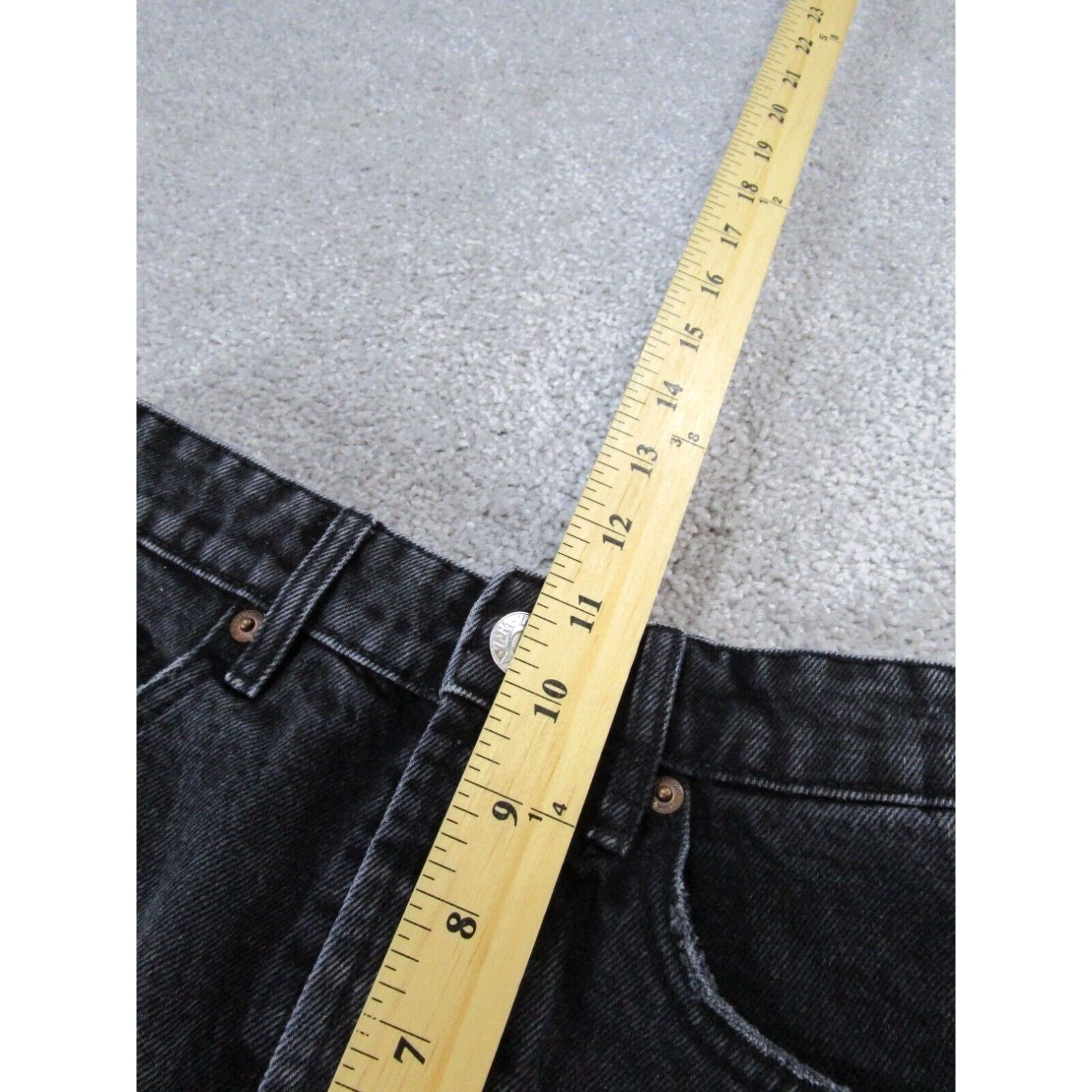 Zara Womens Zara Shorts 2 Dark Gray Jean Denim Button Fly Cut Offs Size 26" / US 2 / IT 38 - 5 Thumbnail