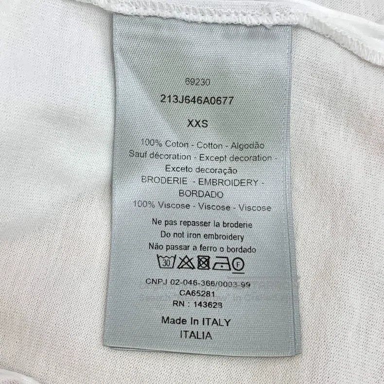 Dior Dior White tiger embroidered cotton round-neck short-sleev Size US XXS / EU 40 - 7 Thumbnail