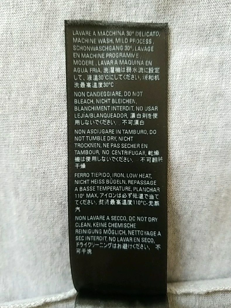 Balenciaga Balenciaga Grey Jelly Label T-Shirt 2505-Nextarrow Size US S / EU 44-46 / 1 - 7 Thumbnail