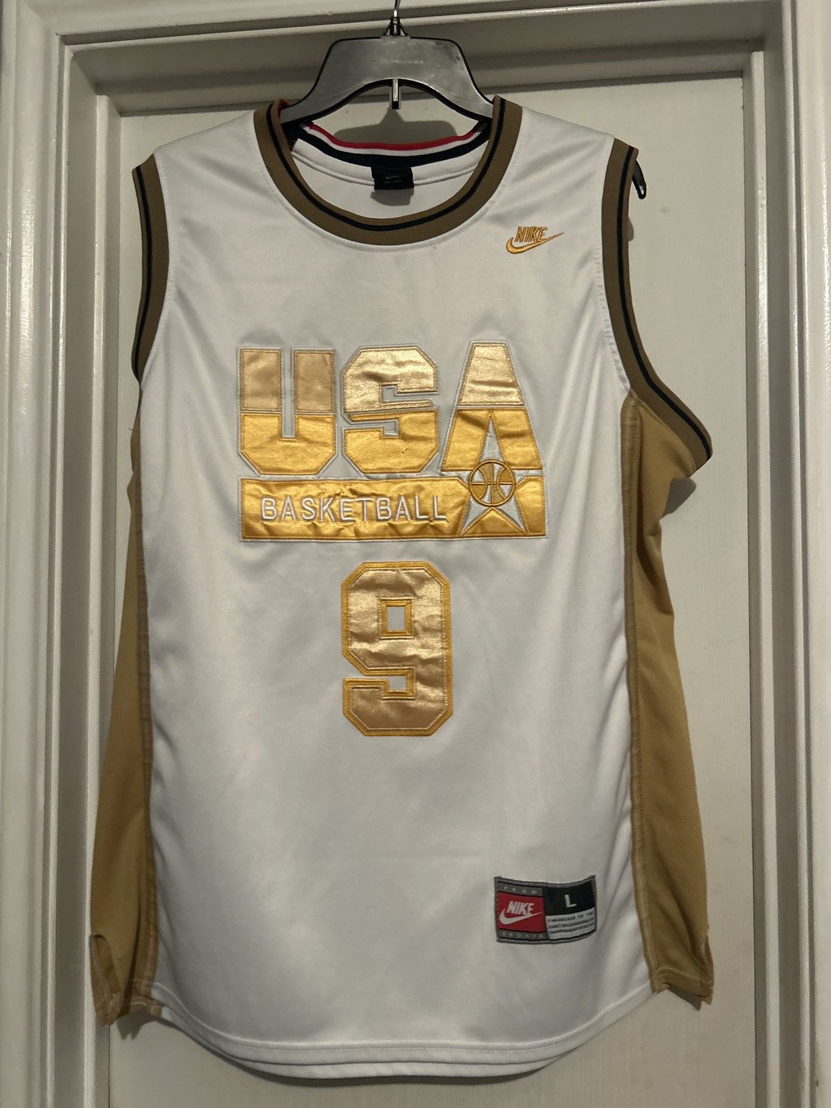 Nike Jordan Gold Olympic Jersey L Size US L / EU 52-54 / 3 - 6 Thumbnail