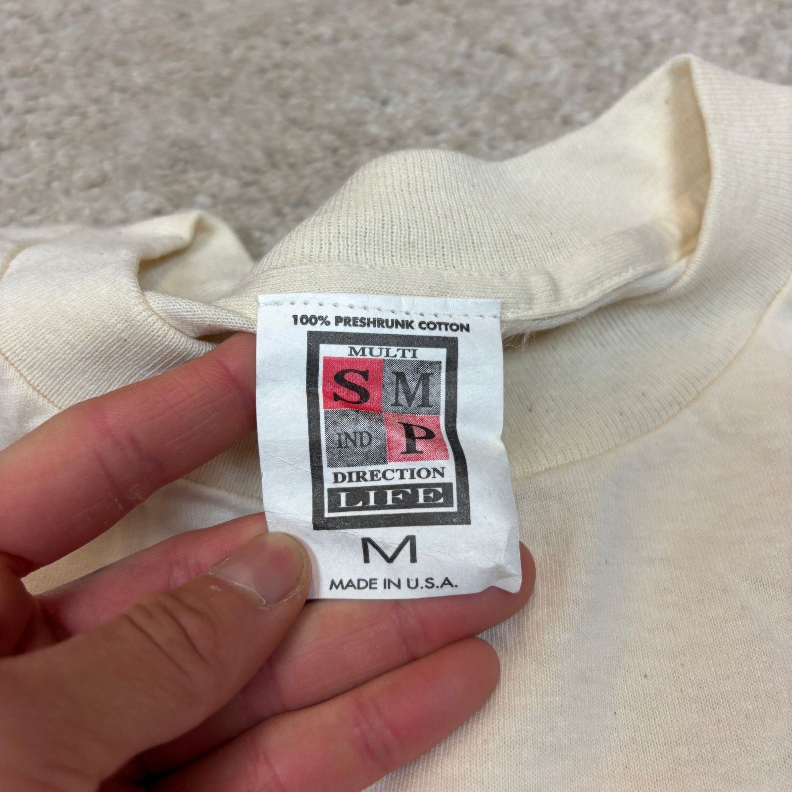 Vintage Vintage 90s SMP Skateboarding STP Parody Logo T Shirt medium Size US M / EU 48-50 / 2 - 5 Thumbnail