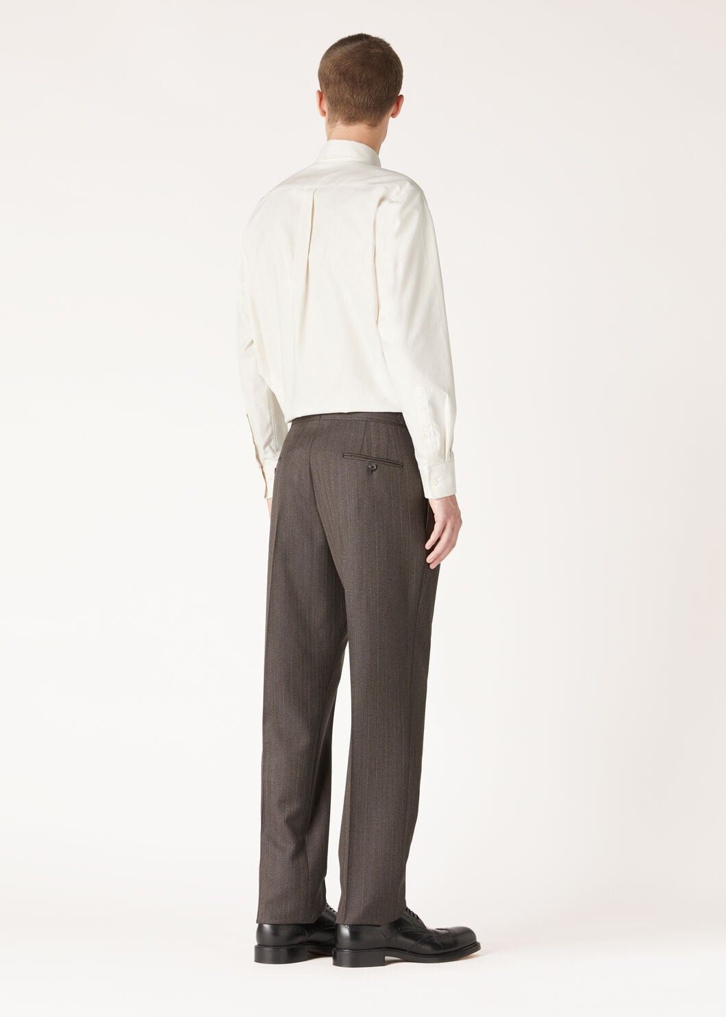Loro Piana o1w1db10725 FAΟ7556 Elia Cotton Shirt in Off White Size US XL / EU 56 / 4 - 4 Thumbnail