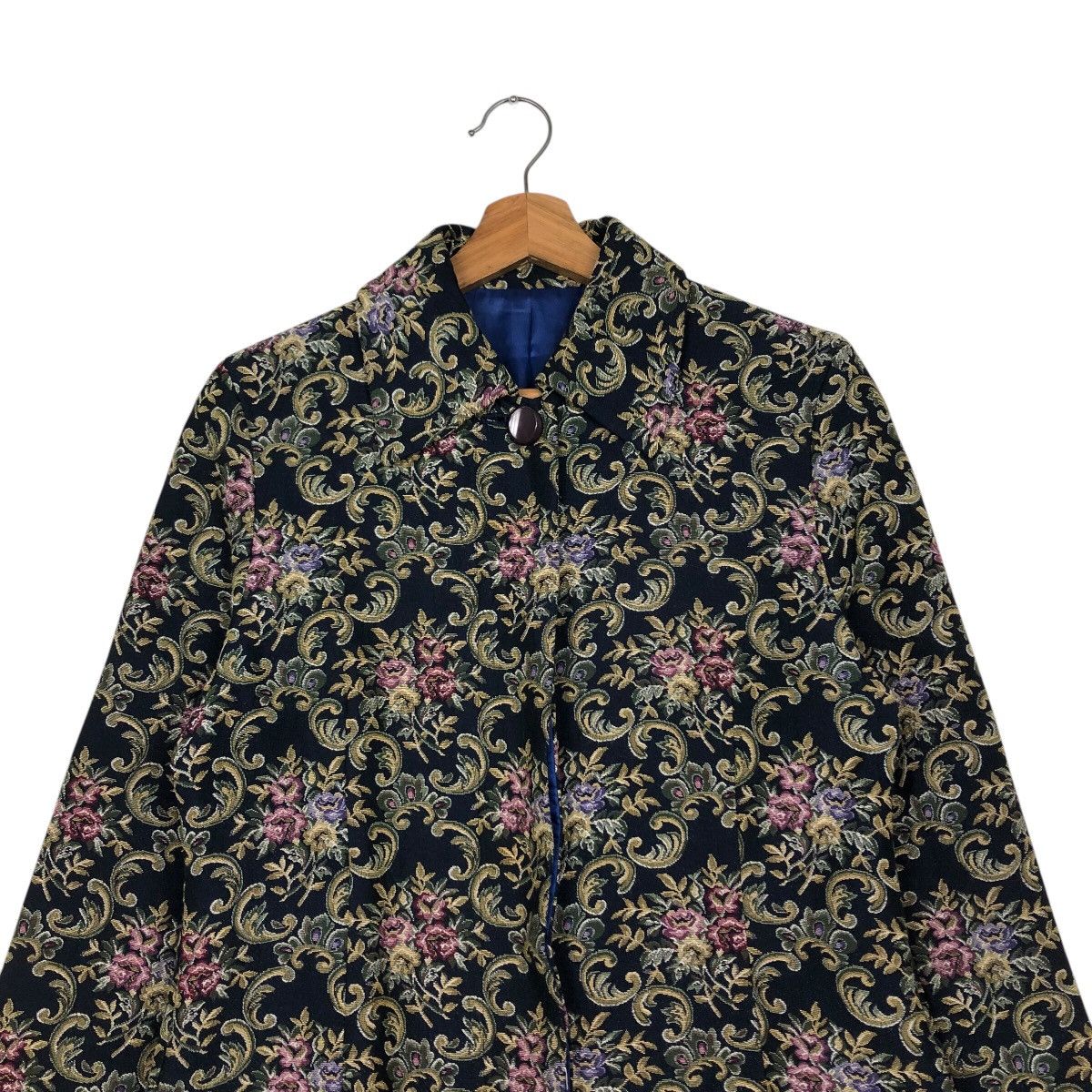 Designer × Japanese Brand × Vintage 📌Vtg Long Jacket Floral Quilted Atsuki Onishi Issey Miyake Size US M / EU 48-50 / 2 - 4 Thumbnail