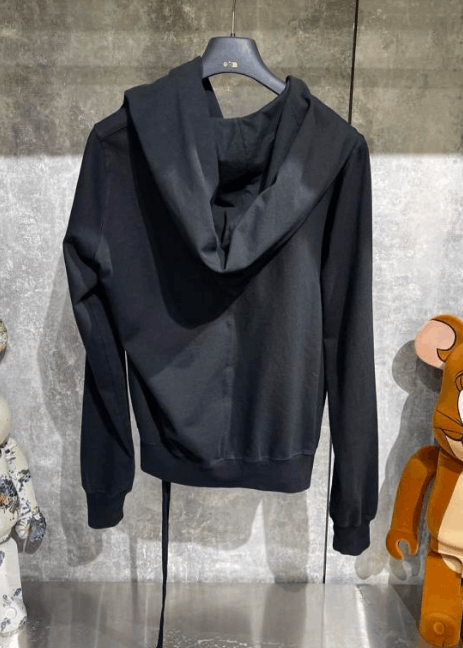 Rick Owens Rick Owens Black Zip-Up Hoodie Size US M / EU 48-50 / 2 - 2 Thumbnail