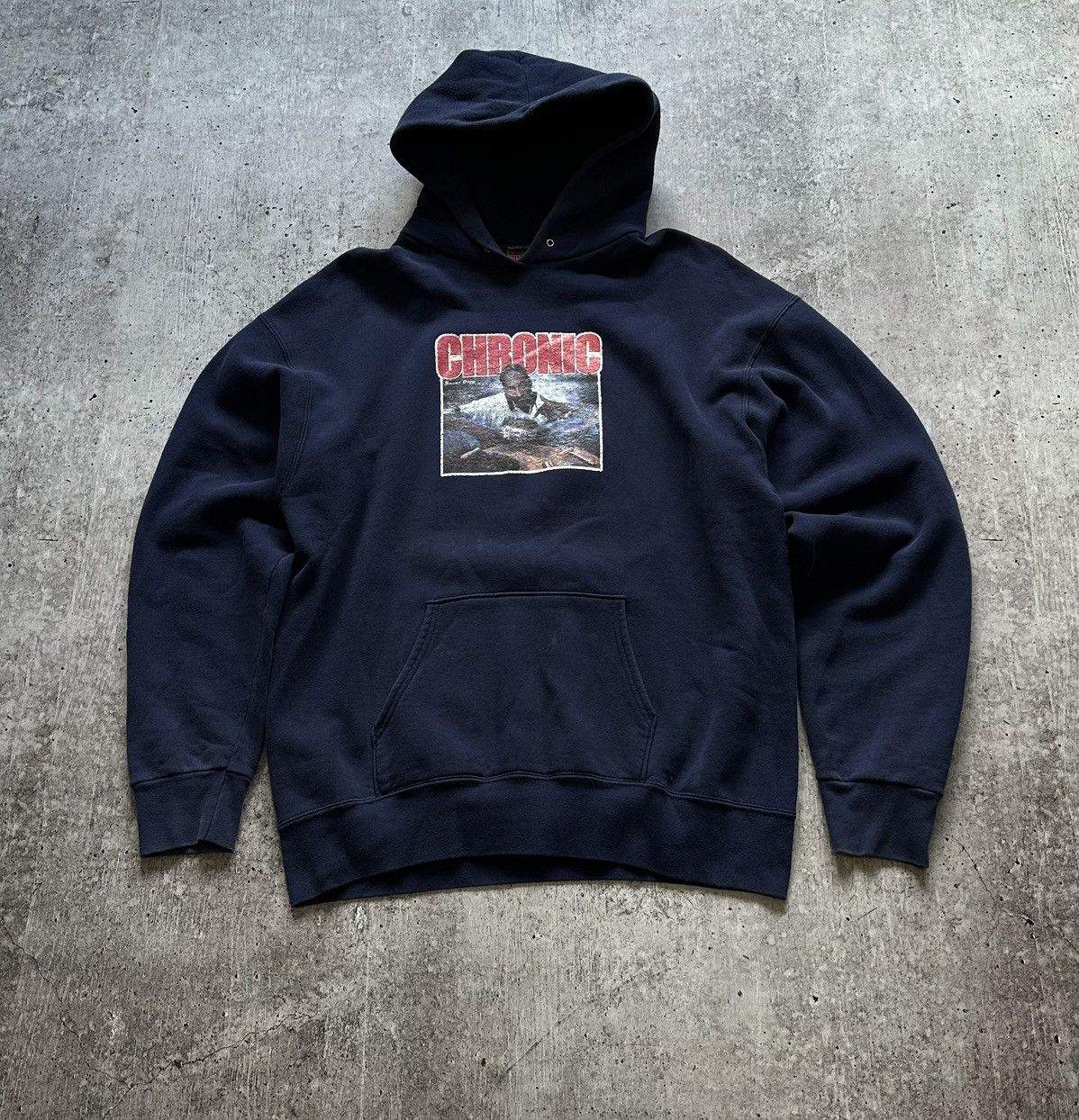 Band Tees 1992 SNOOP DOGG CHRONIC DR. DRE VINTAGE USA HOODIE Size US XL / EU 56 / 4 - 1 Thumbnail