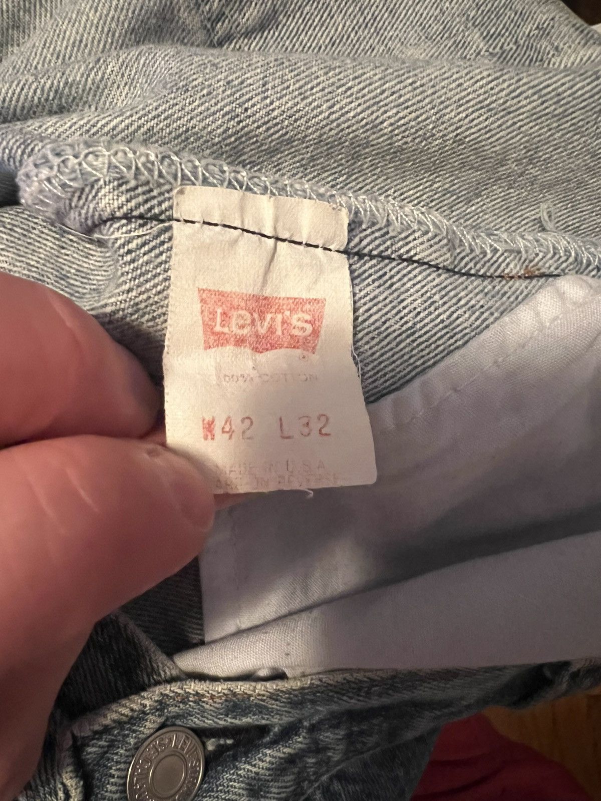 Levi's Vintage '92 Levis 501 Painter Jeans Size US 40 / EU 56 - 5 Thumbnail