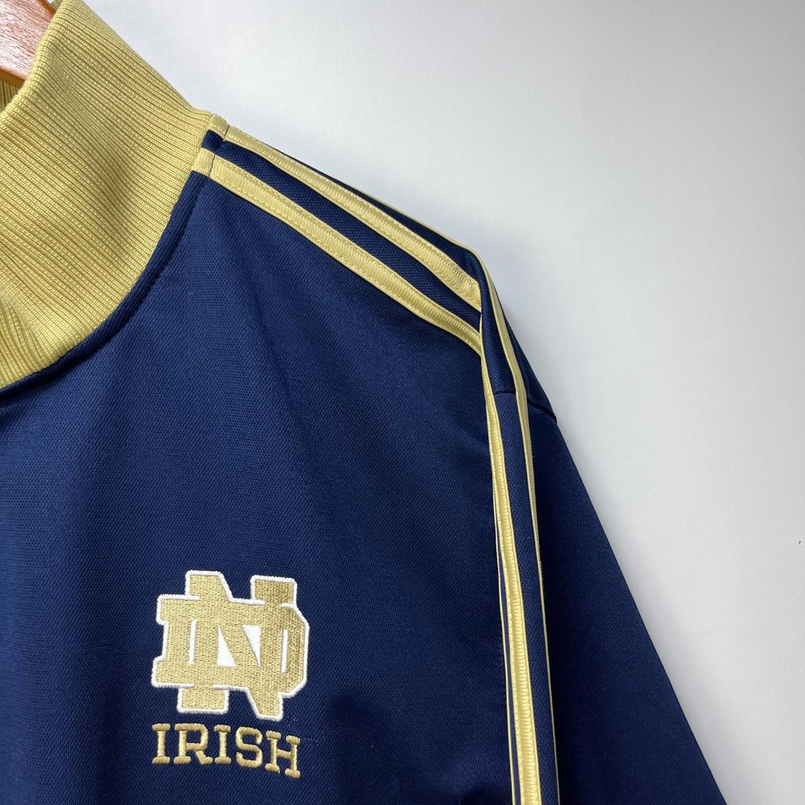 Adidas Vintage Adidas Notre Dame Fighting Irish Track Jacket XL Size ONE SIZE - 3 Thumbnail
