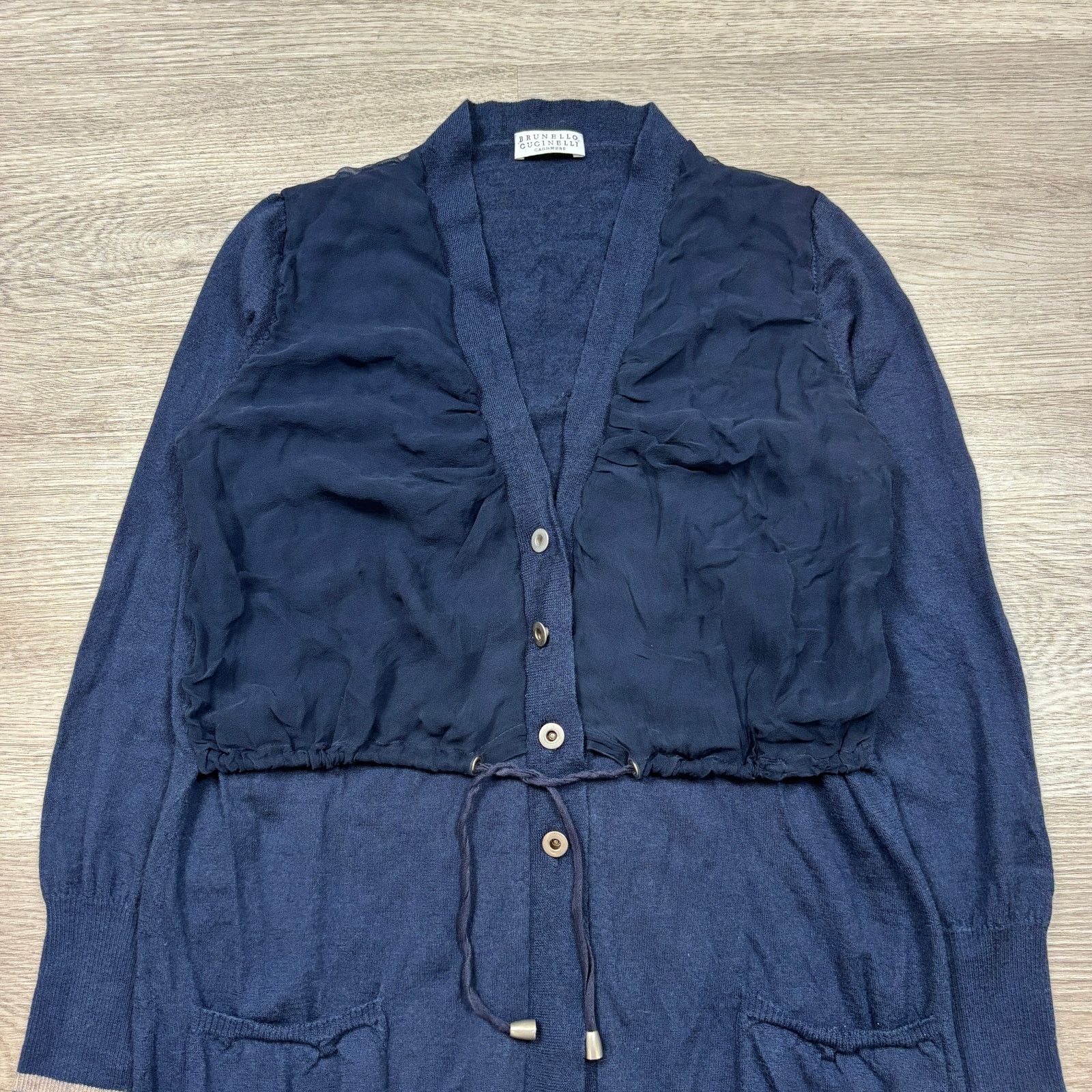 Brunello Cucinelli Brunello Cucinelli Silk Cashmere Cardigan Sweater Women's M Size M / US 6-8 / IT 42-44 - 2 Thumbnail