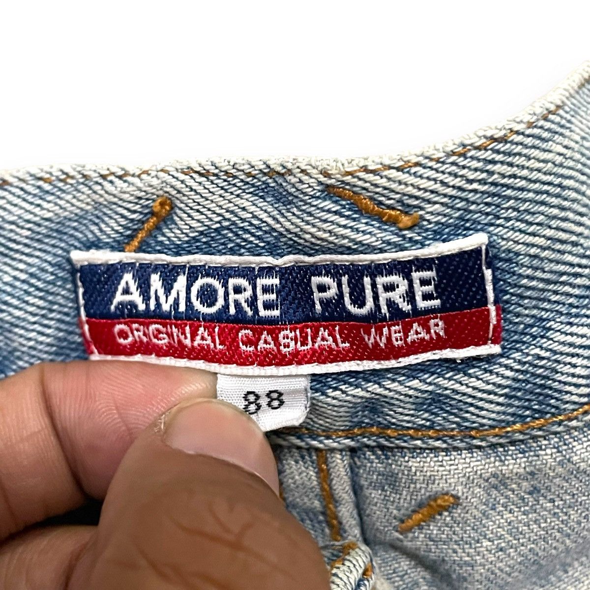 JNCO 🇯🇵 Y2K AMORE PURO "6 POCKETS" BAGGY JEANS Size US 44 / EU 60 - 11 Thumbnail