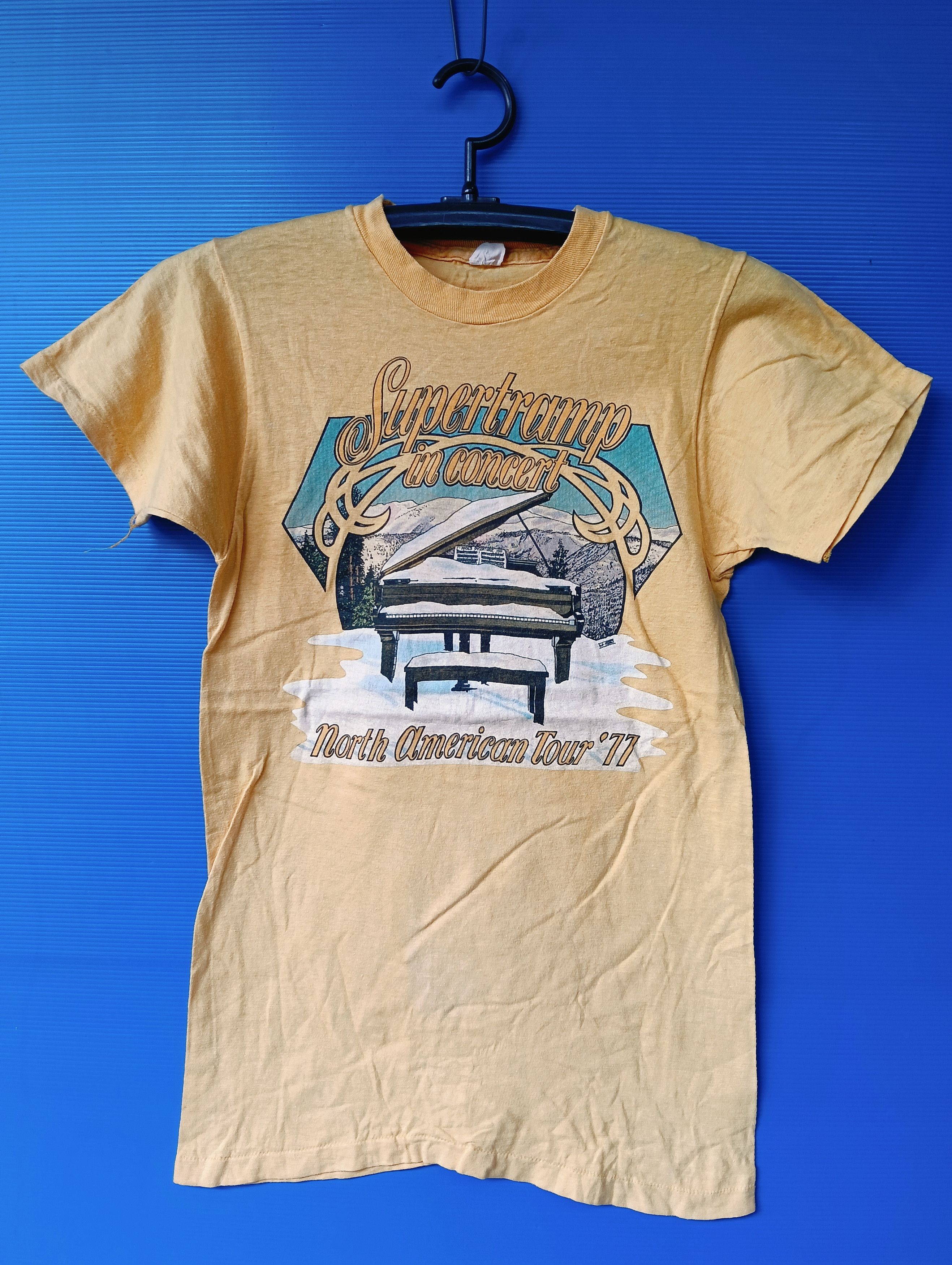 Vintage Supertramp America Tour Vtg T Shirt 1977 Size US S / EU 44-46 / 1 - 1 Thumbnail