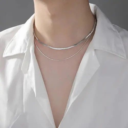 Jewelry Snake Chain Necklace Size ONE SIZE - 7 Thumbnail