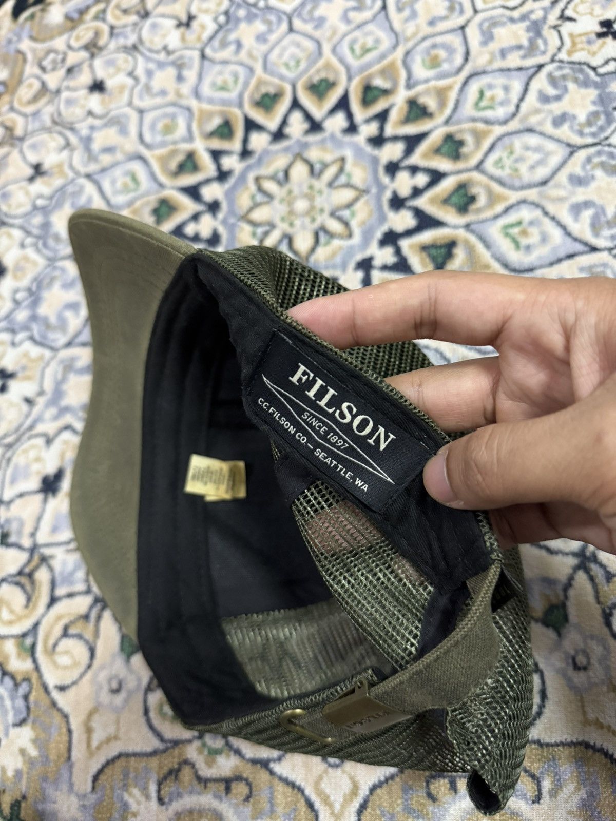 Vintage Rare Filson trucker cap