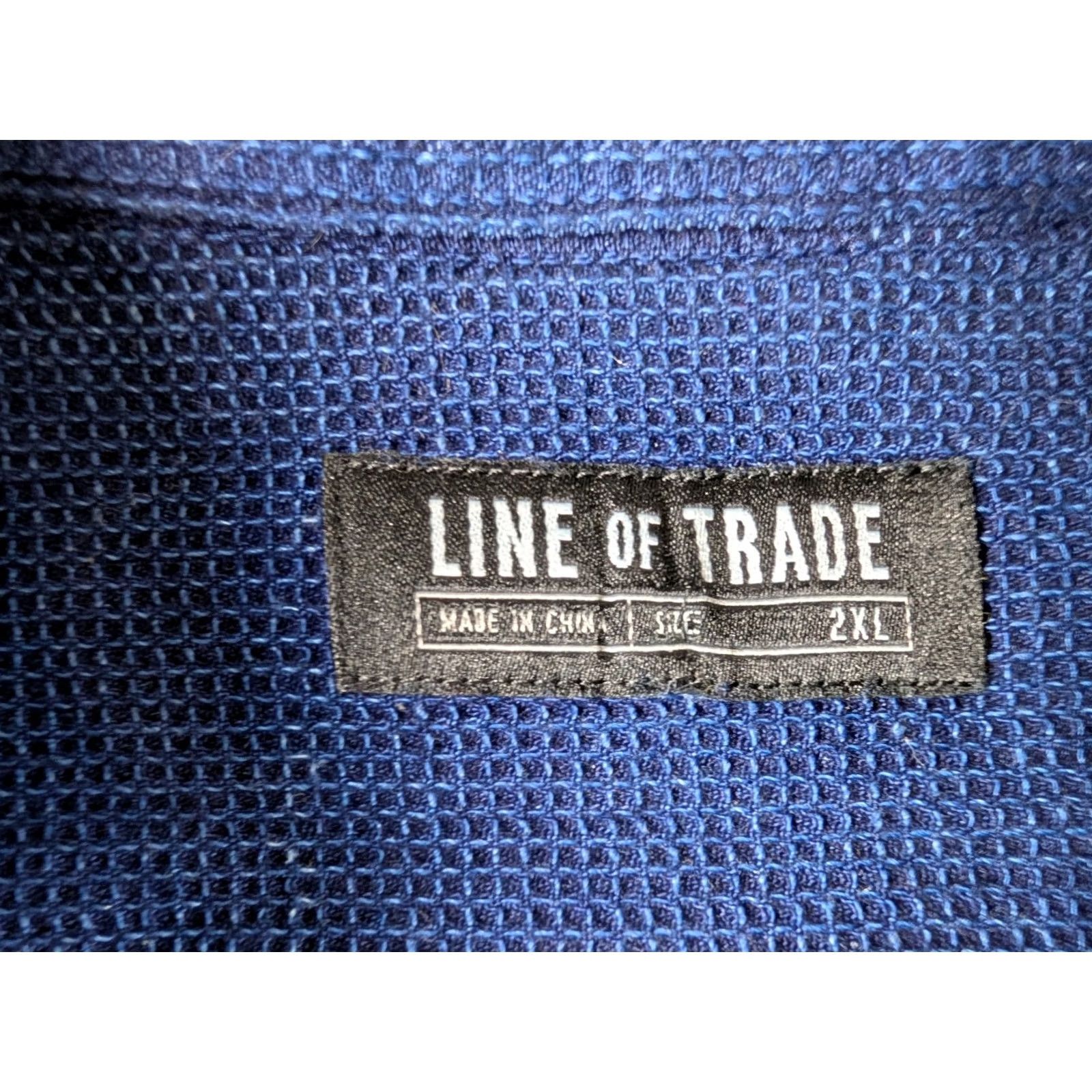 Vintage Line Of Trade Shirt Men’s L Blue Button-Up Long Sleeve Knit Casual Modern Classic Size US L / EU 52-54 / 3 - 3 Thumbnail
