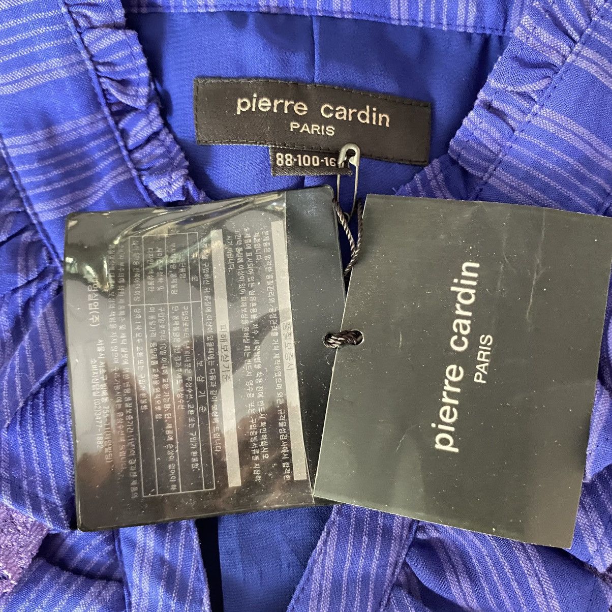 Pierre Cardin Pierre Cardin Purple Sheer Ruffle Blouse Size M / US 6-8 / IT 42-44 - 7 Thumbnail