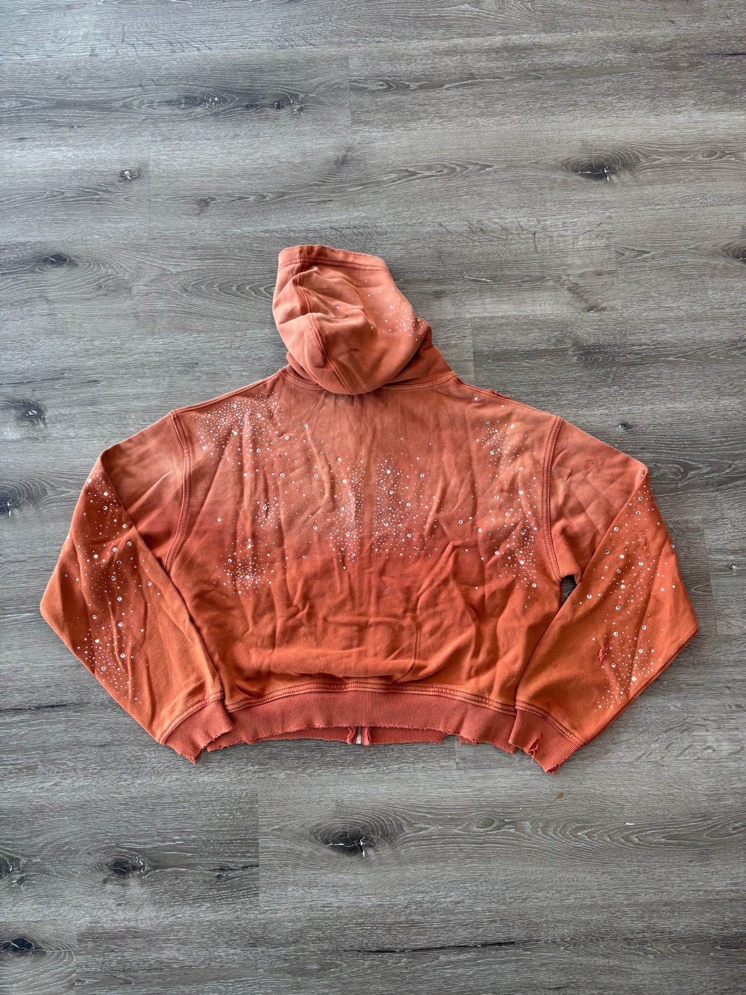 Vale Vale Forever "Classico" Zip Up Hoodie (Orange) Size US S / EU 44-46 / 1 - 3 Thumbnail