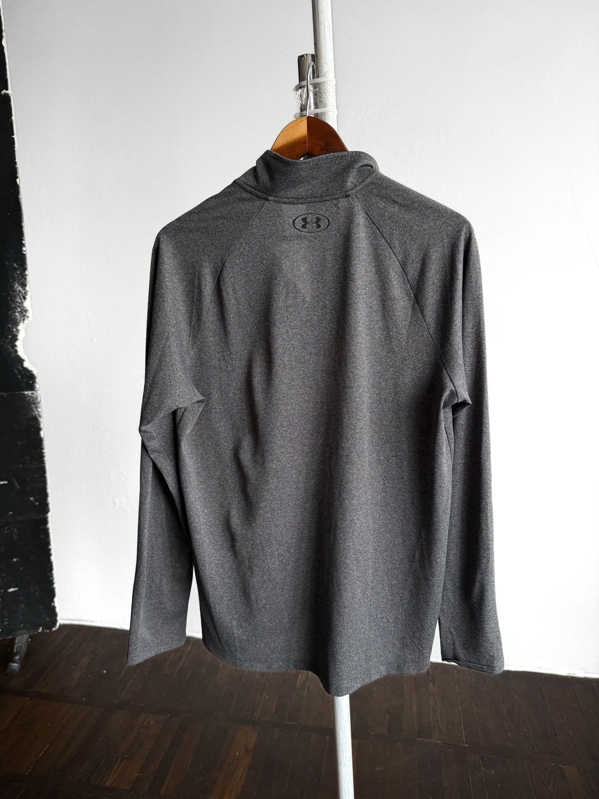 Under Armour Under Armour Mens Grey Tech 1/4 Zip Long Sleeve Running Top Size US M / EU 48-50 / 2 - 6 Thumbnail