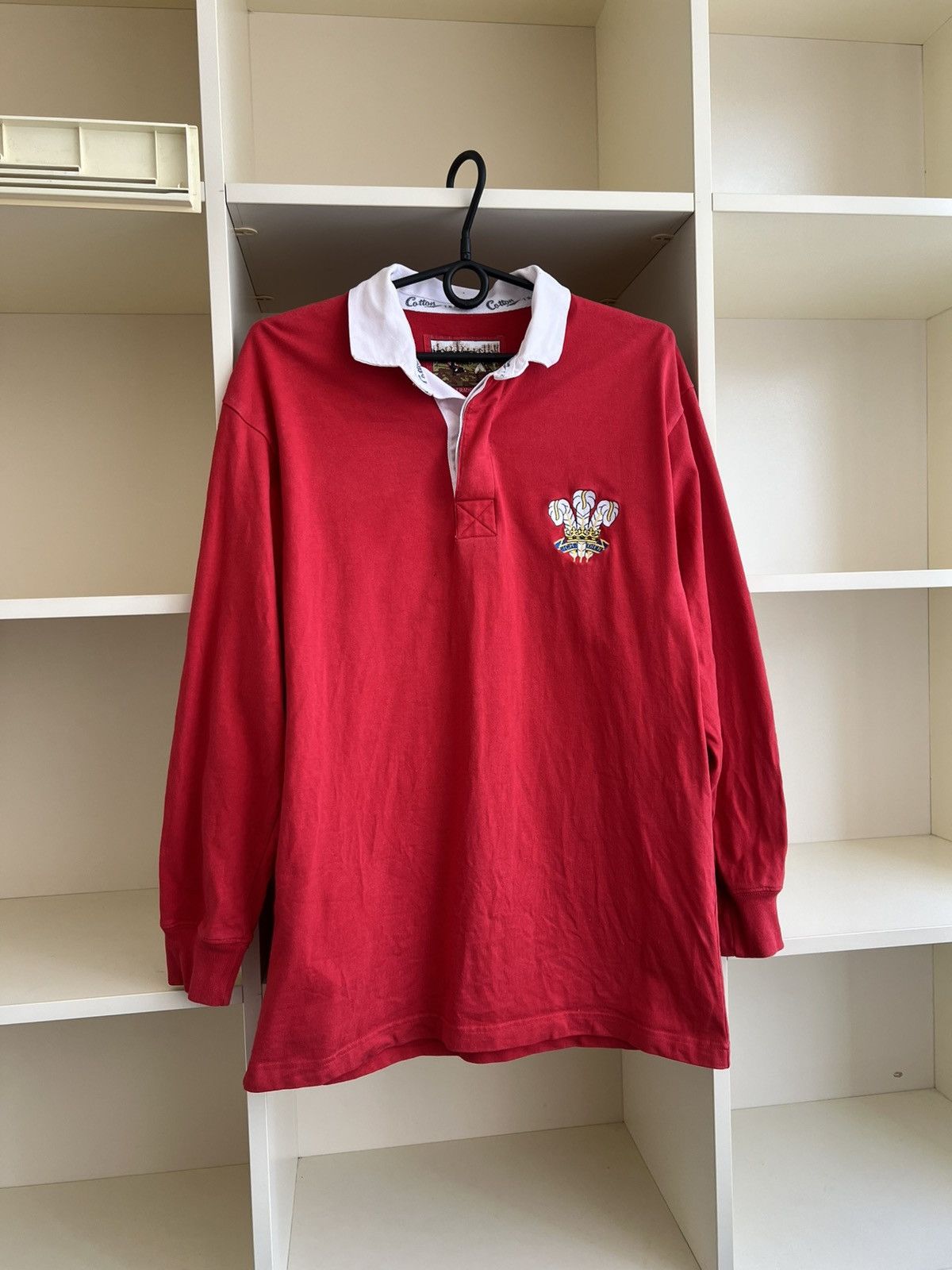 Cotton Traders Vintage Cotton Traders Wales Rugby Shirt Red Long Sleeve Size US S / EU 44-46 / 1 - 4 Thumbnail