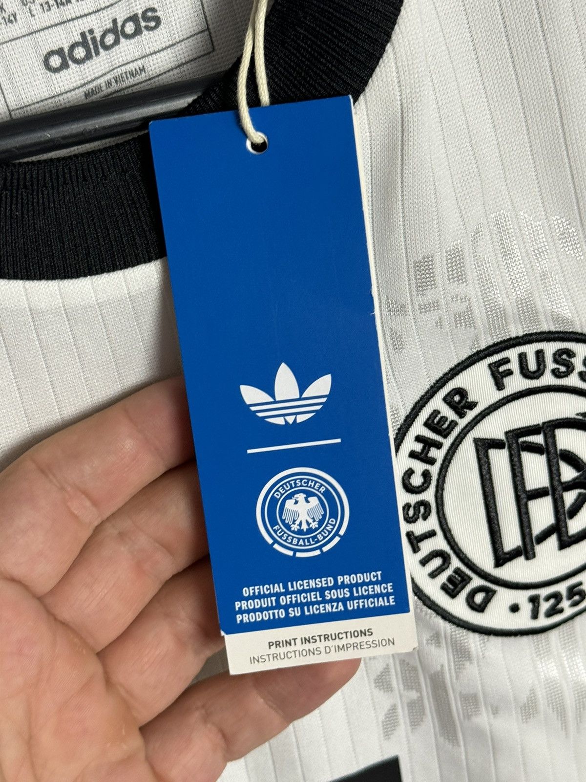 Adidas KIDS New Germany Anniversary 125 Wirtz Football Jersey Size US XS / EU 42 / 0 - 12 Thumbnail
