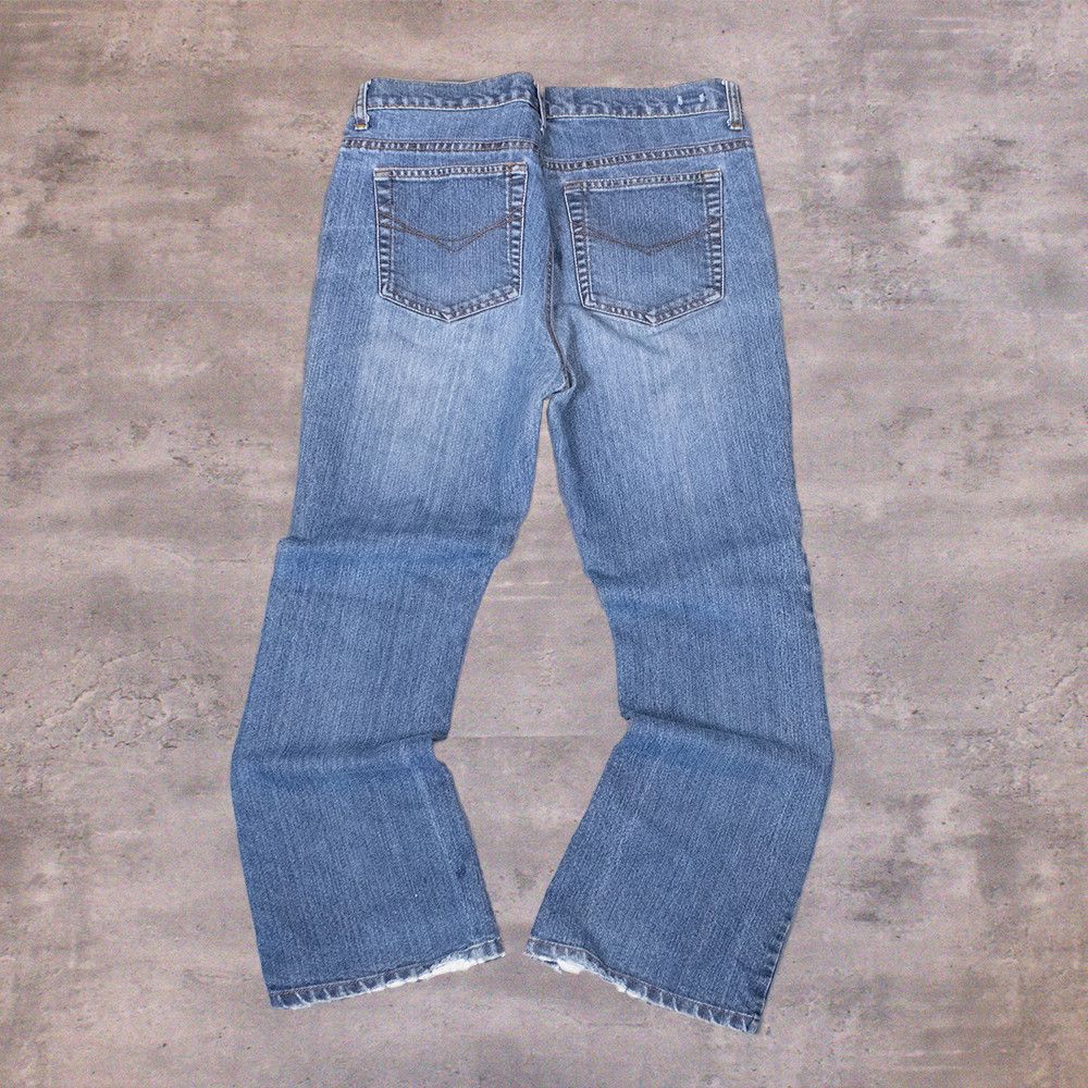 Japanese Brand VTG Y2K 2000's MIdwash Denim Jean's Flair Bootcut Pant's Size US 32 / EU 48 - 1 Thumbnail