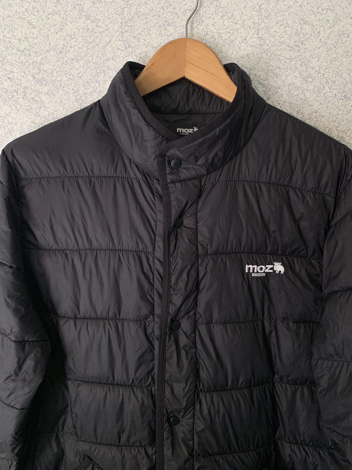 Designer × Japanese Brand MOZ SWEEDEN PUFFER JACKET ALL BLACK Size US L / EU 52-54 / 3 - 7 Thumbnail