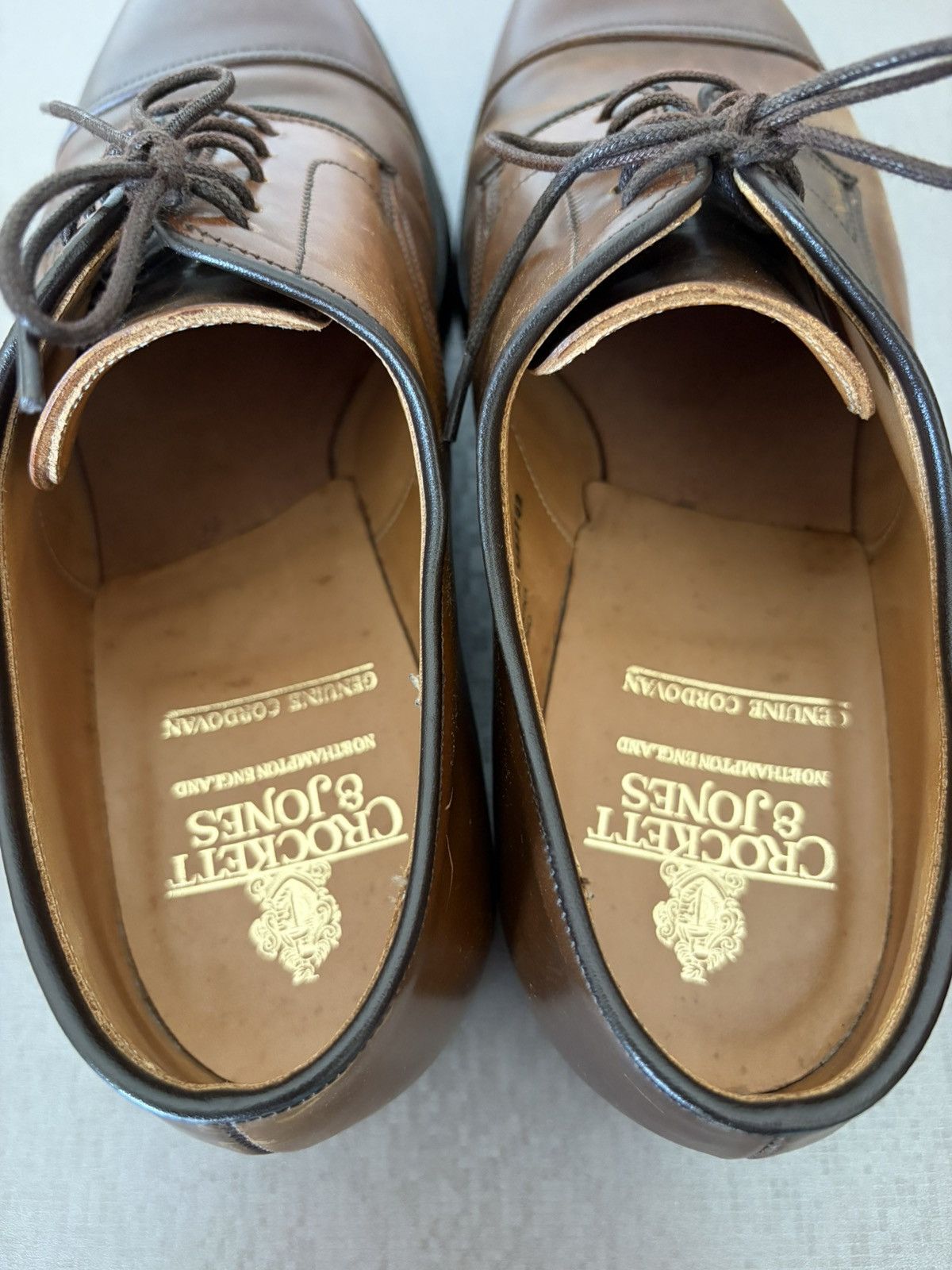 Crockett & Jones Crockett & Jones Bradford Derby Dark Brown Cordovan Size US 8.5 / EU 41-42 - 6 Thumbnail