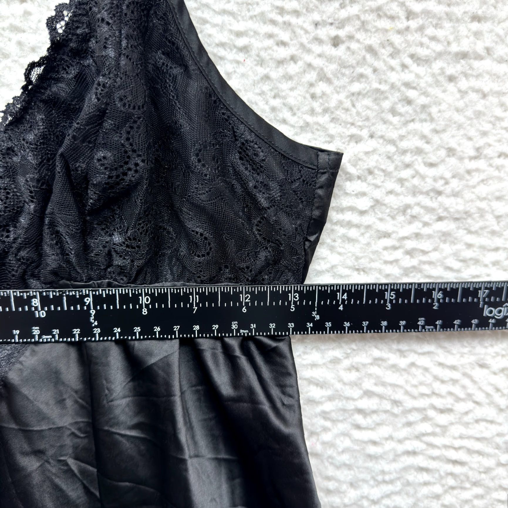 Vintage Y2K Vintage Slip Dress Small Black Satin Lace Chemise Edwardian Victorian Goth, Annelise, Slip, S, Black, Edwardian, 90s, Womens Size S / US 4 / IT 40 - 5 Thumbnail