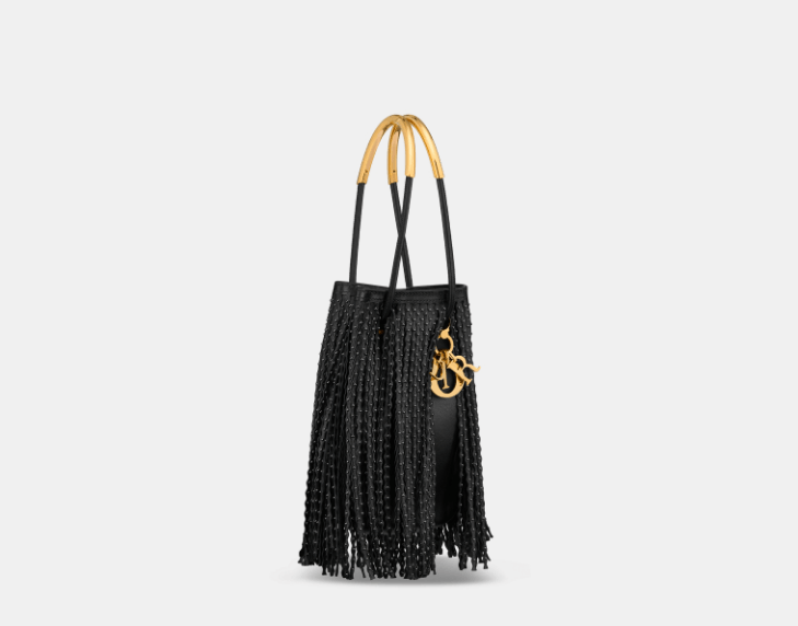 Dior o1w1db10426 M3824U Size:OS/ Mini Bucket Bag in Black/Silver Size ONE SIZE - 1 Thumbnail