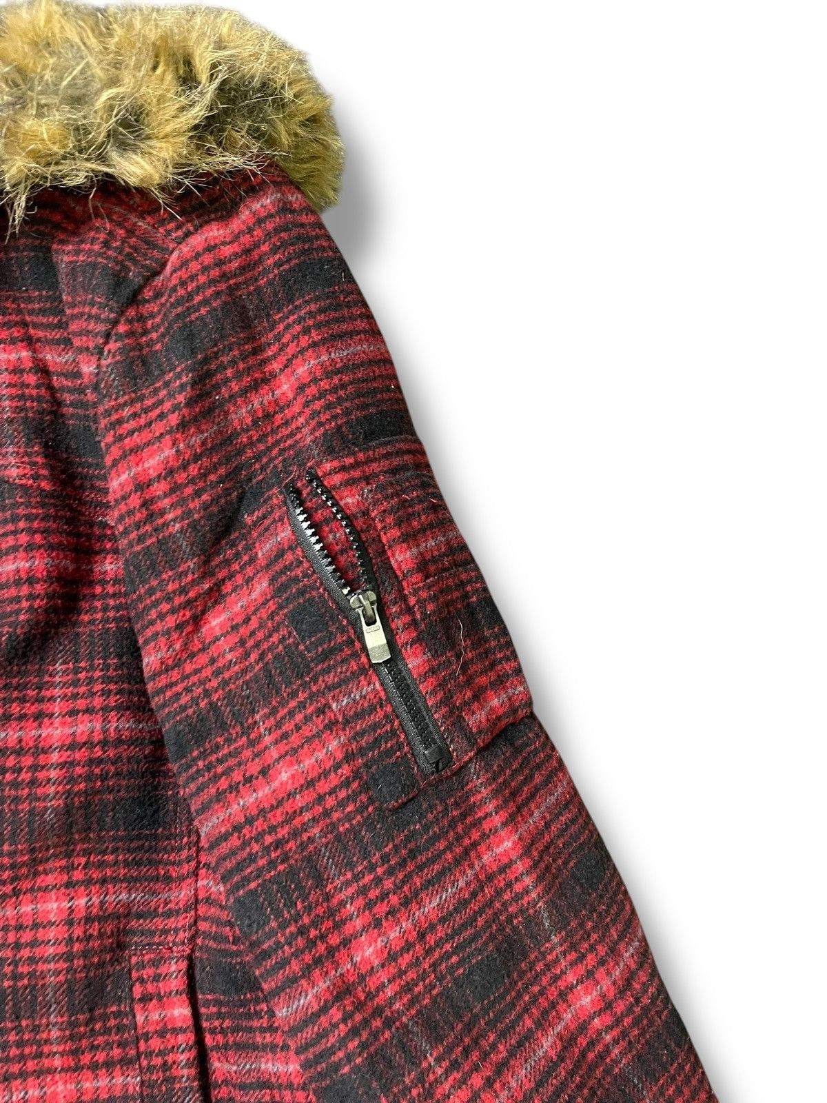 If Six Was Nine × Japanese Brand × Le Grande Bleu (L.G.B.) Punk Create Barefoot Flannel Hooded Jacket (49) Size US L / EU 52-54 / 3 - 4 Thumbnail