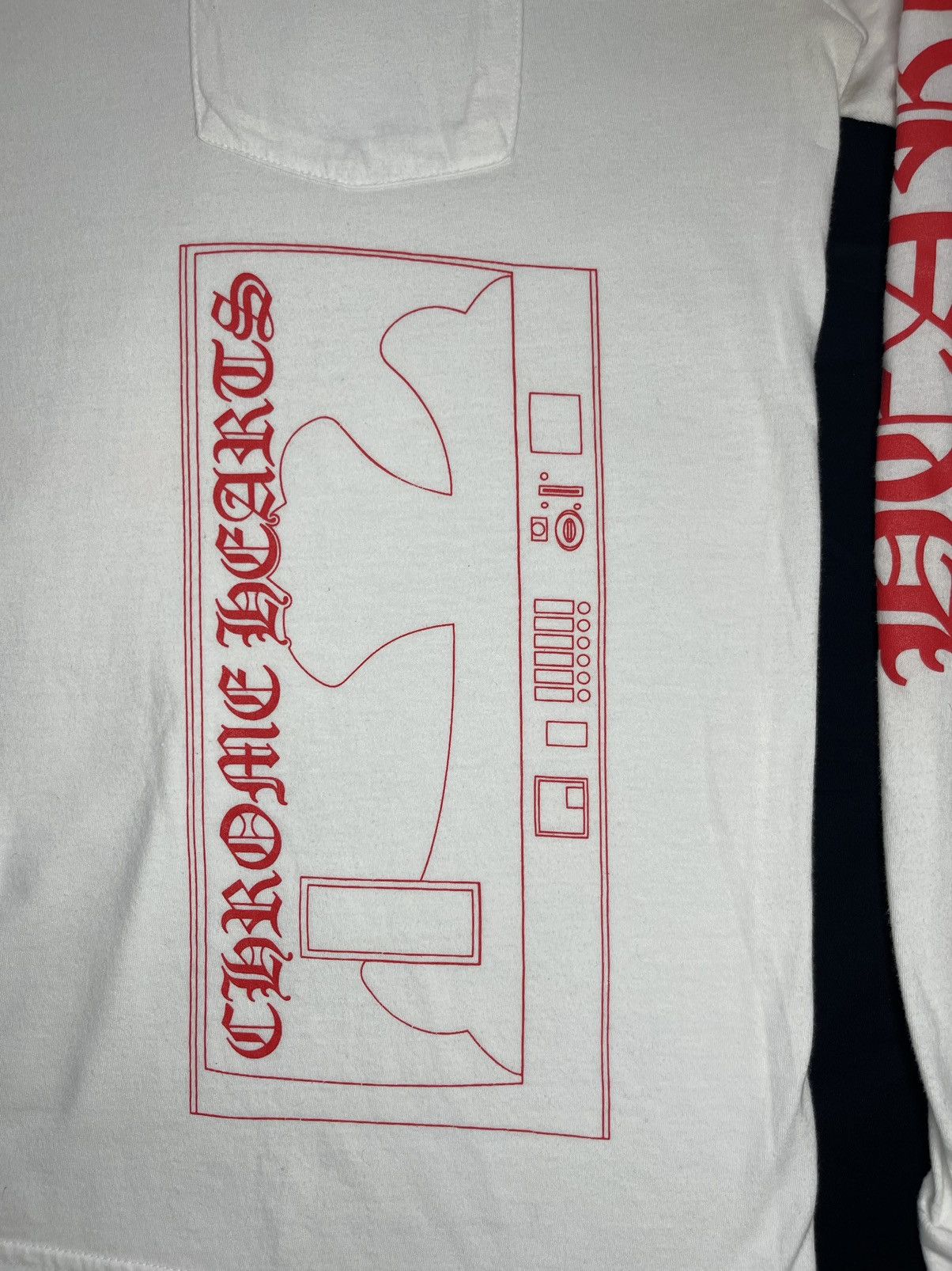 Chrome Hearts Chrome Hearts Scroll Long Sleeve Japan T-Shirt Size US XL / EU 56 / 4 - 4 Thumbnail