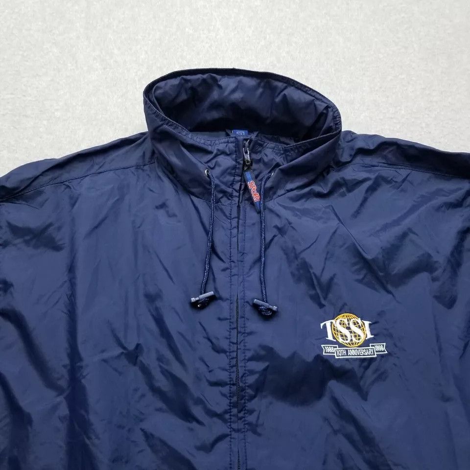 Dunbrooke Dunbrooke Rain Jacket Mens XL Nylon Windbreaker Hoodie Size US XL / EU 56 / 4 - 9 Thumbnail