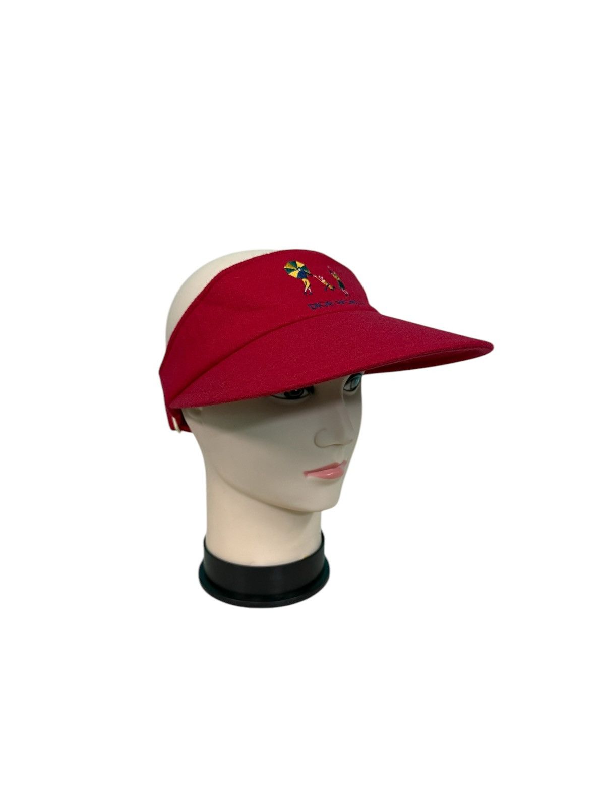 Dior RARE VINTAGE CHRISTIAN DIOR SPORT EMBROIDERY VISOR Size ONE SIZE - 4 Thumbnail