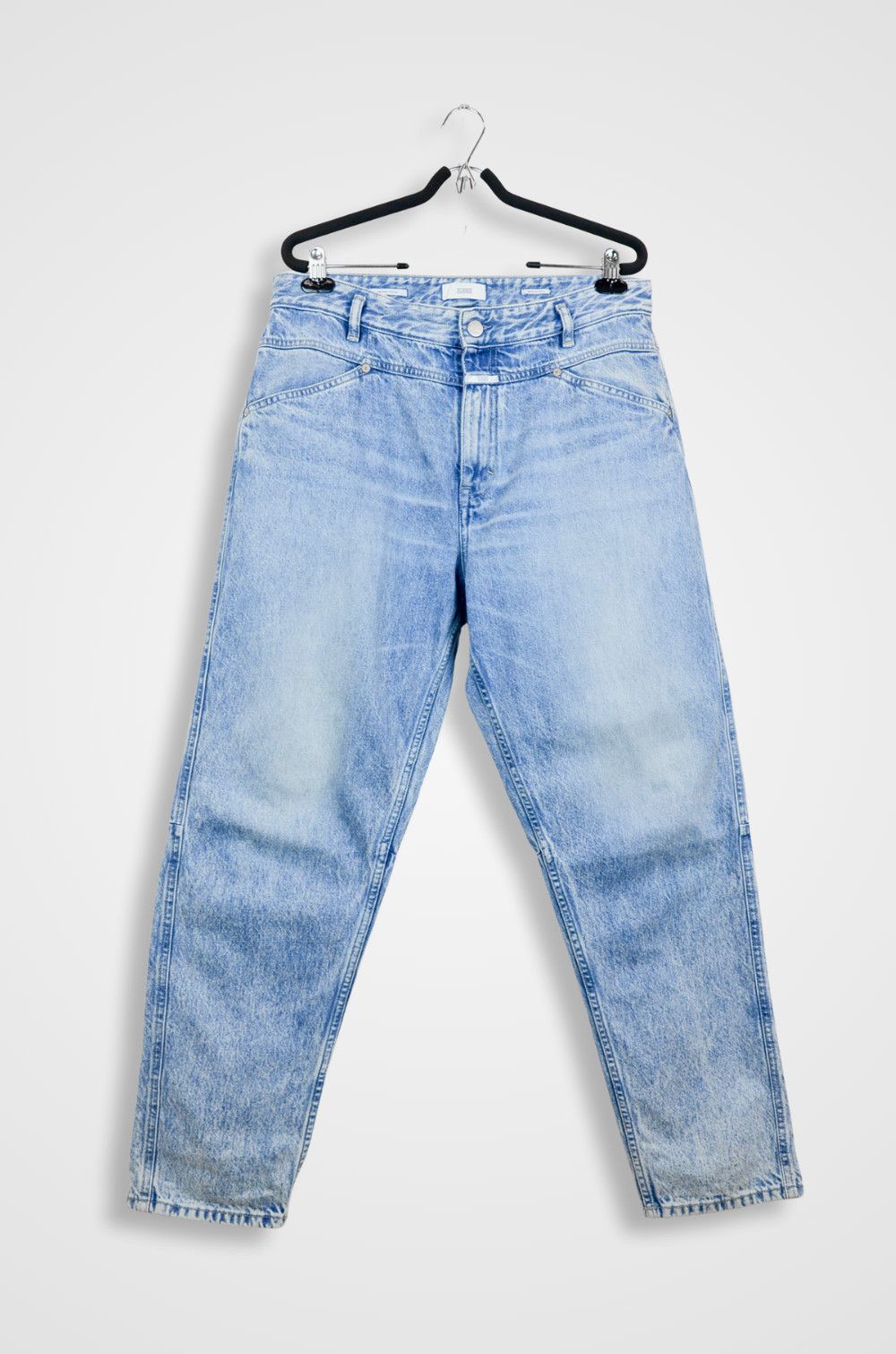 CLOSED Closed X-Lent Tapered Jeans Light Blue Made in Italy 34 Size US 34 / EU 50 - 1 Thumbnail