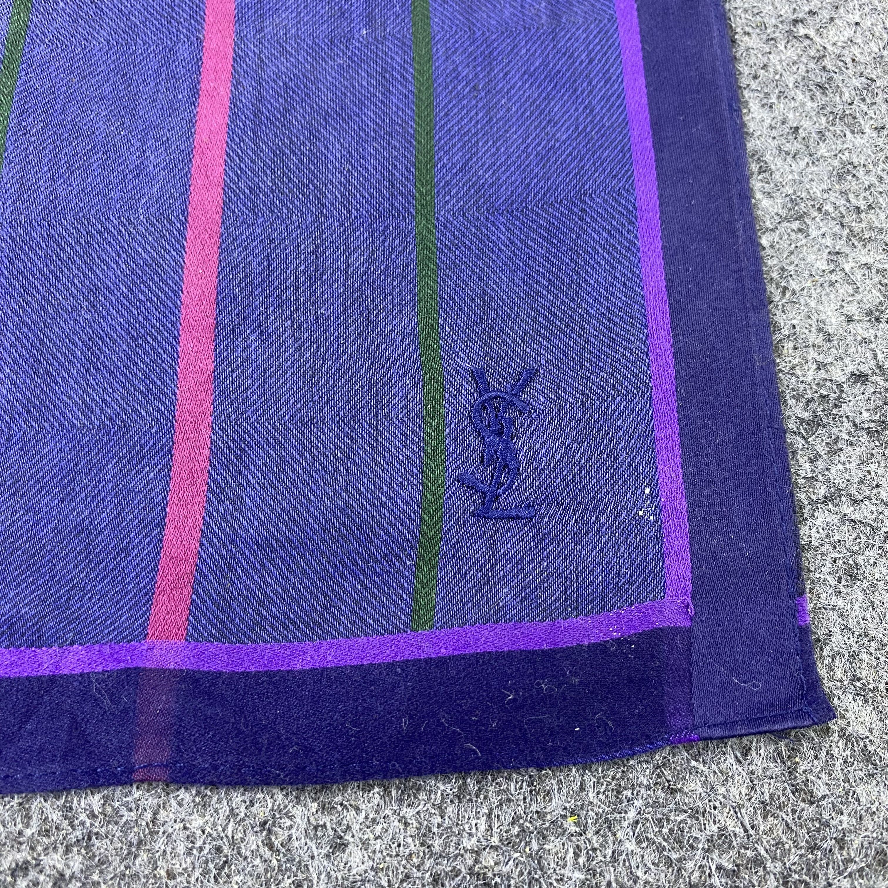 Yves Saint Laurent YSL Handkerchief / Bandana / Neckerchief-B2162 Size ONE SIZE - 7 Thumbnail