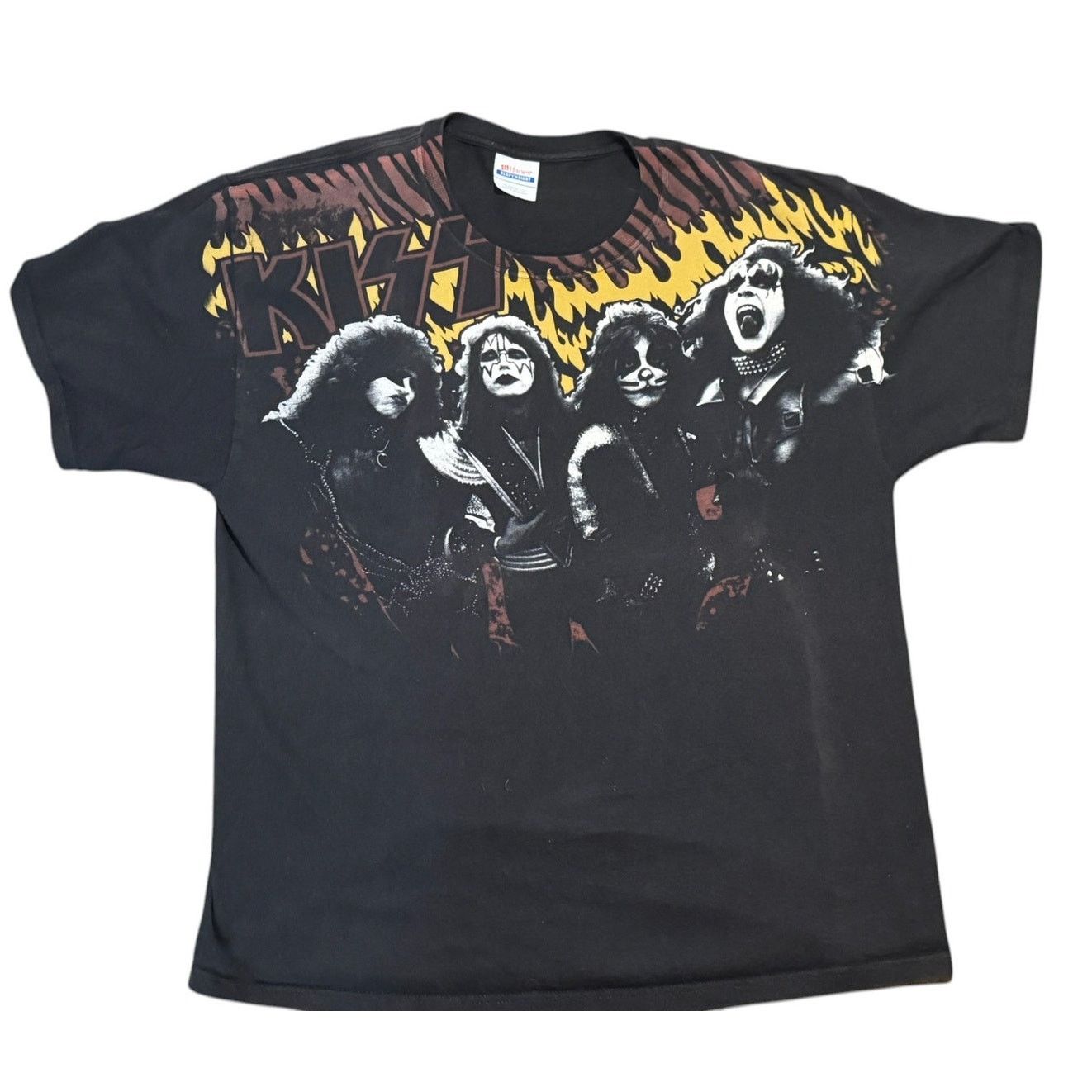 KISS Vintage Y2K KISS Band T-Shirt Graphic Rock Tee Hanes XL Size US XL / EU 56 / 4 - 1 Thumbnail