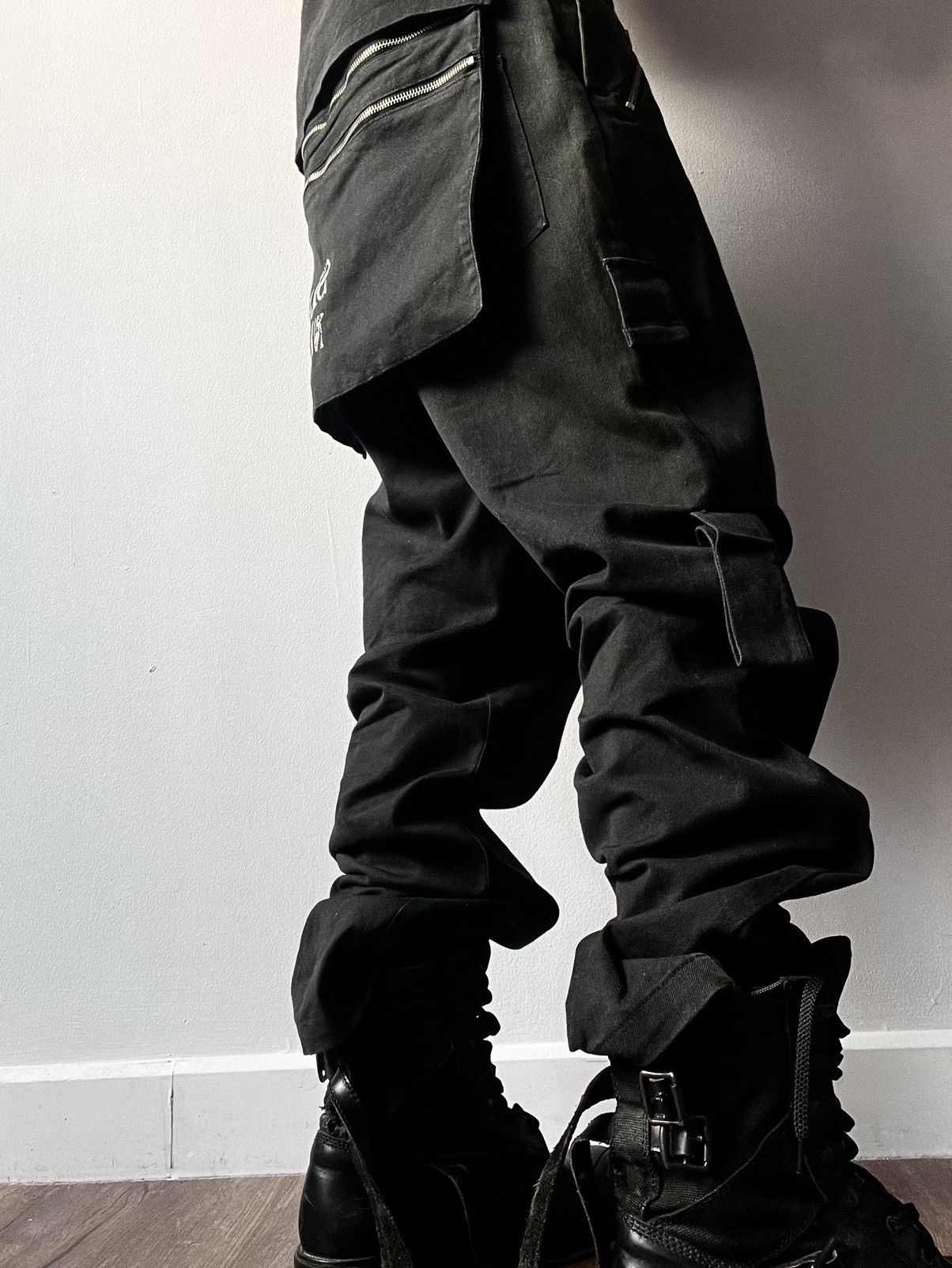 If Six Was Nine Slash Number Avant-Garde Bondage Pants Size US 32 / EU 48 - 3 Thumbnail