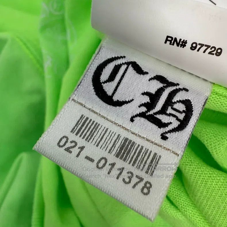 Chrome Hearts CHROME HEARTS Size XXL Flame fluorescent green long sleeve Size US XXL / EU 58 / 5 - 3 Thumbnail